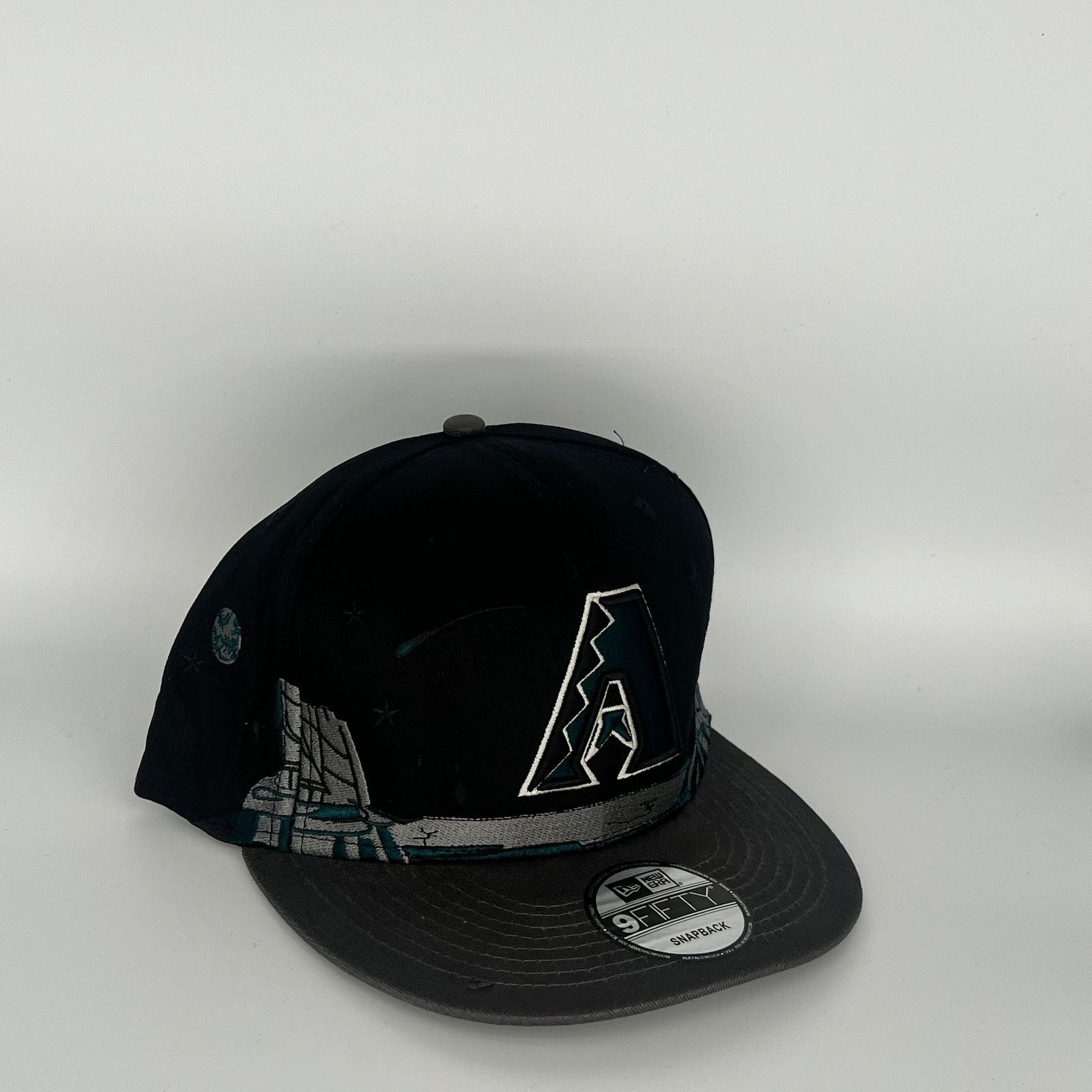 New Era Black/Gray Arizona Diamondbacks New Era MLB 9Fifty Snapback Size ONE SIZE - 1 Thumbnail