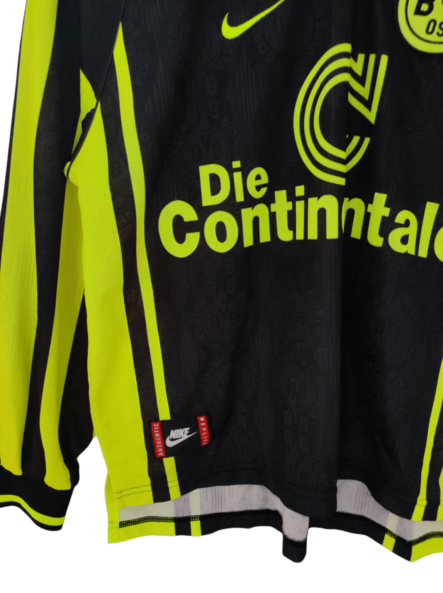 Nike × Vintage Borussia Dortmund Vintage 90s Longsleeve no 5 julio cesar Size US S / EU 44-46 / 1 - 6 Thumbnail