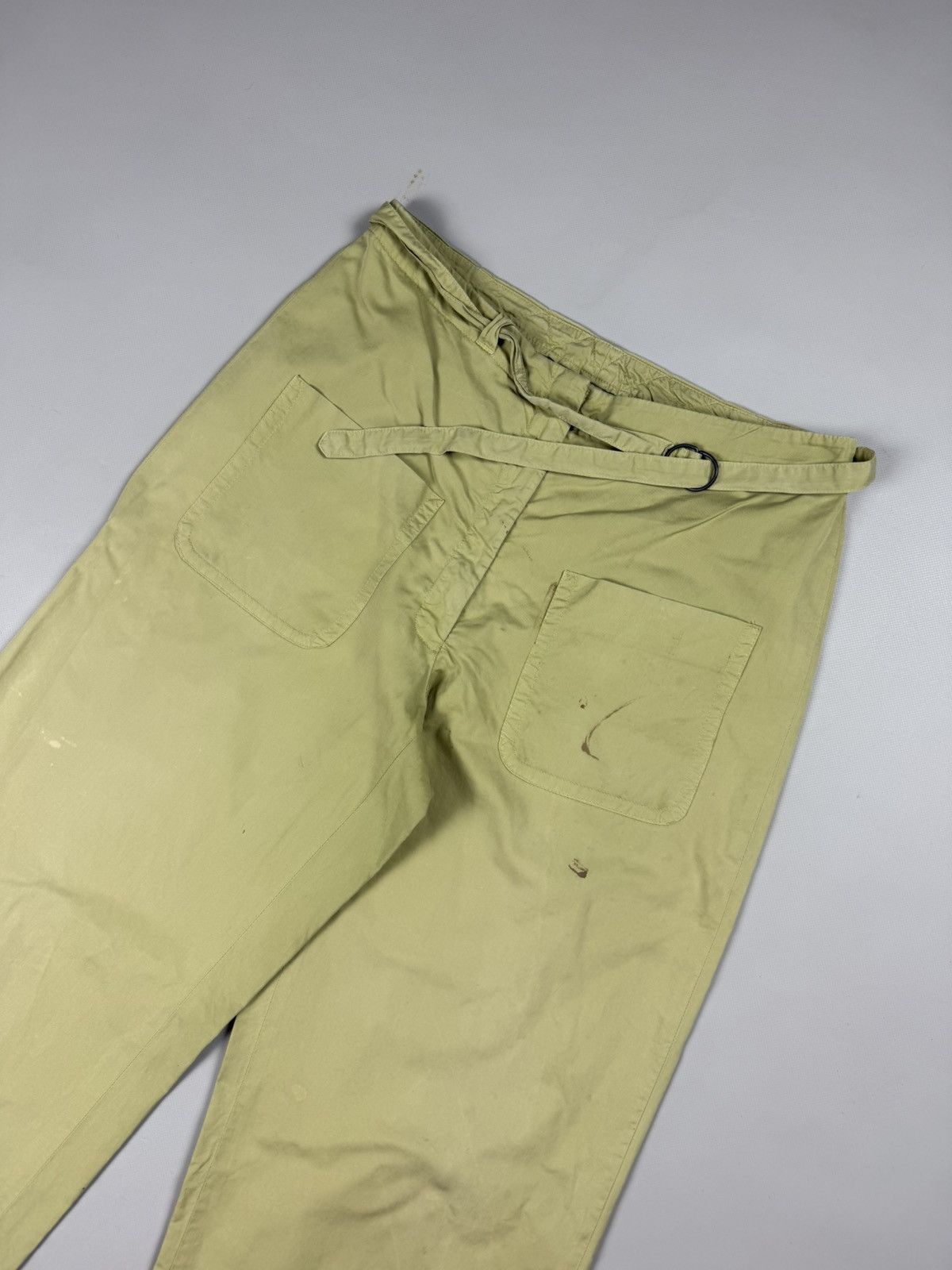 Dries Van Noten Dries Van Noten Ladies Cropped Fatigue Chino Pants Trousers Size 25" / US 0 / IT 36 - 2 Thumbnail