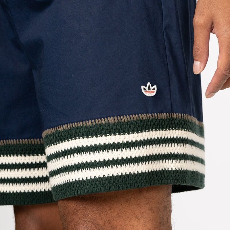 Adidas × CLOT NWT Woven Shorts Medium Night Indigo $140 Crochet Unisex Size US 30 / EU 46 - 6 Thumbnail