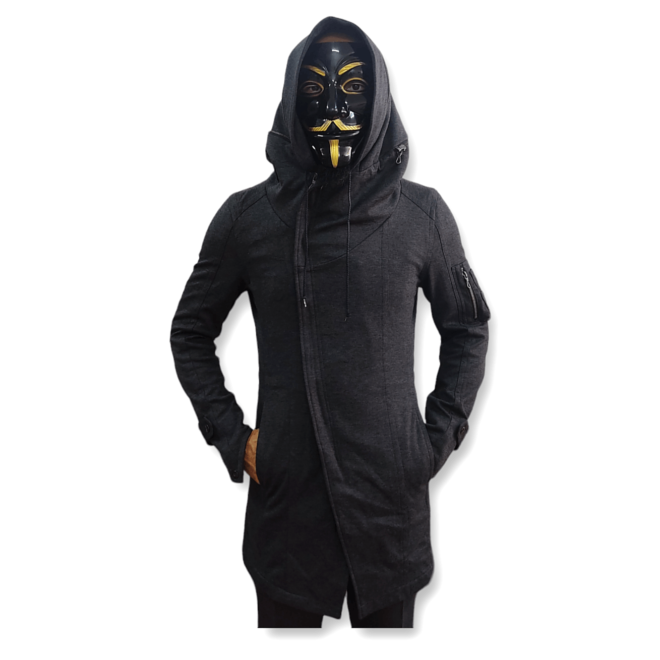 GOTHBOICLIQUE SCHLÜSSEL Assymetric Assassin's Creed Style Jacket Size US S / EU 44-46 / 1 - 5 Thumbnail