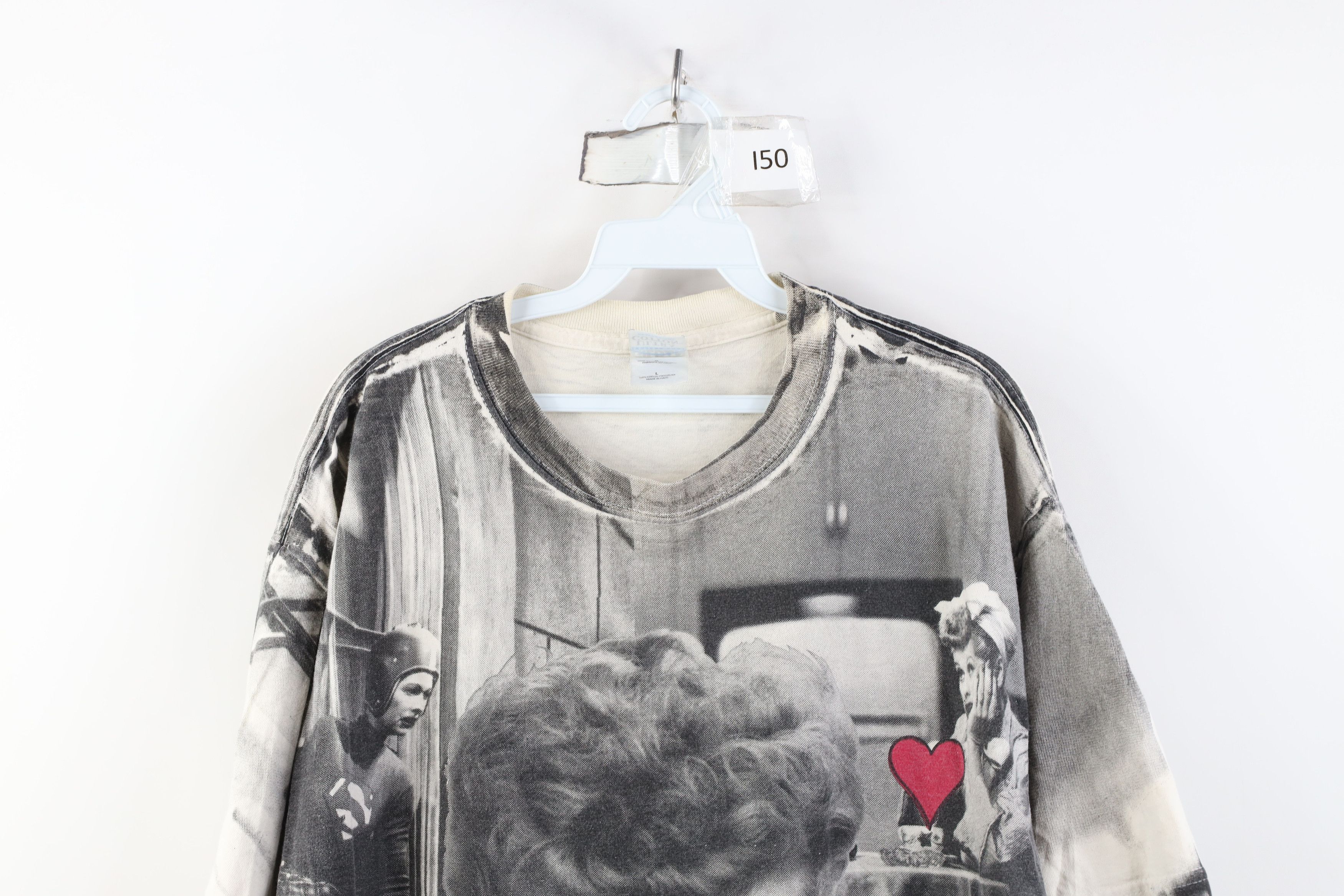 Vintage Vintage 90s I Love Lucy All Over Print Short Sleeve T-Shirt Size US L / EU 52-54 / 3 - 2 Thumbnail