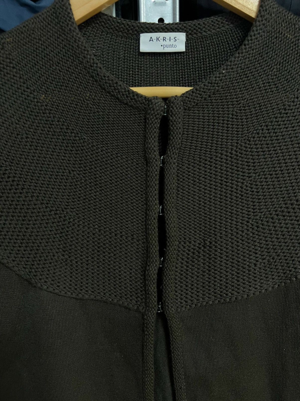Akris Akris Punto Wool Cardigan Sweater Size US 8 Cropped Wool Size S / US 4 / IT 40 - 3 Thumbnail