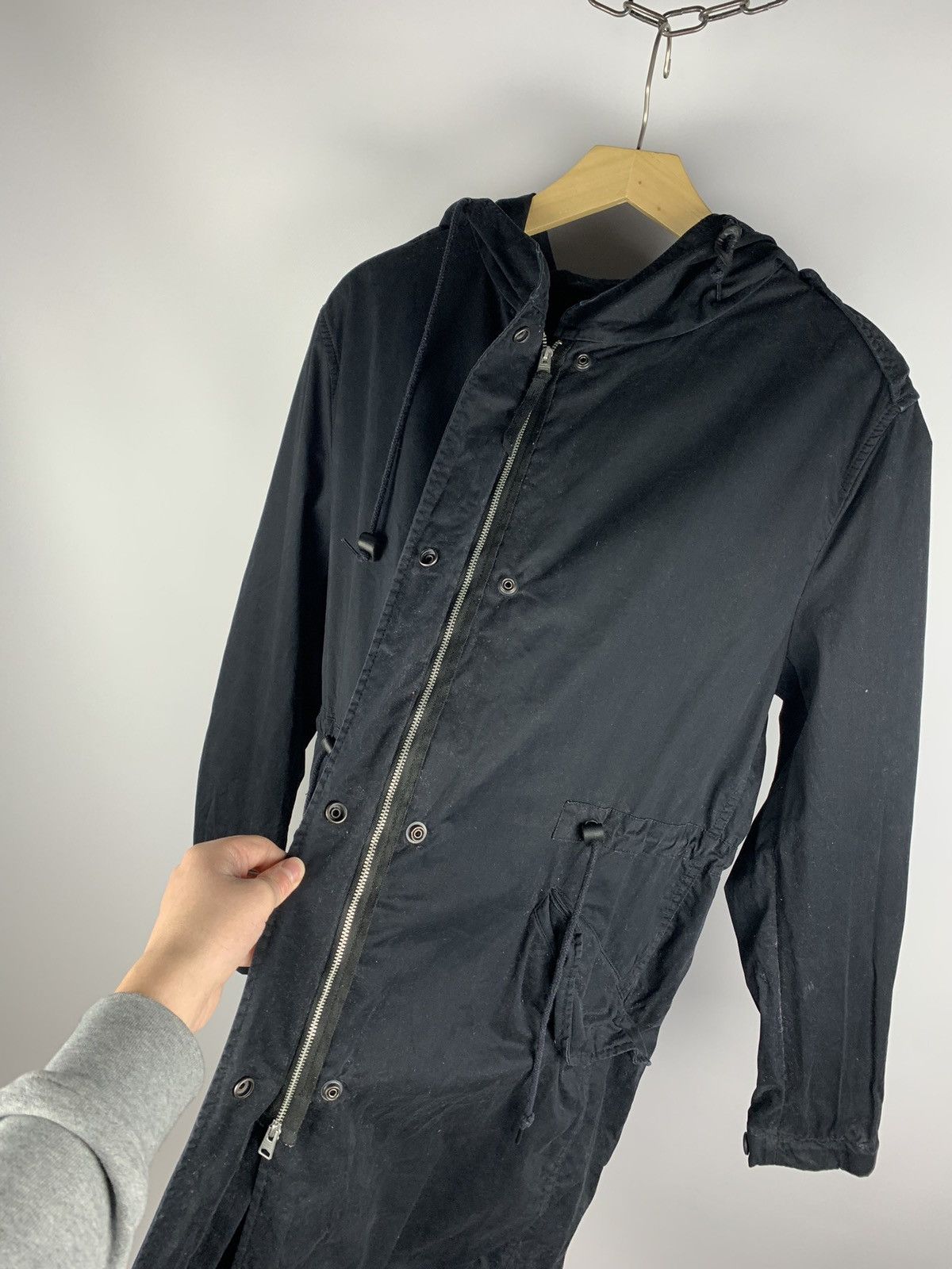 Allsaints Allsaints Caden Parka Coat Jacket Women’s Size 10 Black Top Size M / US 6-8 / IT 42-44 - 12 Thumbnail