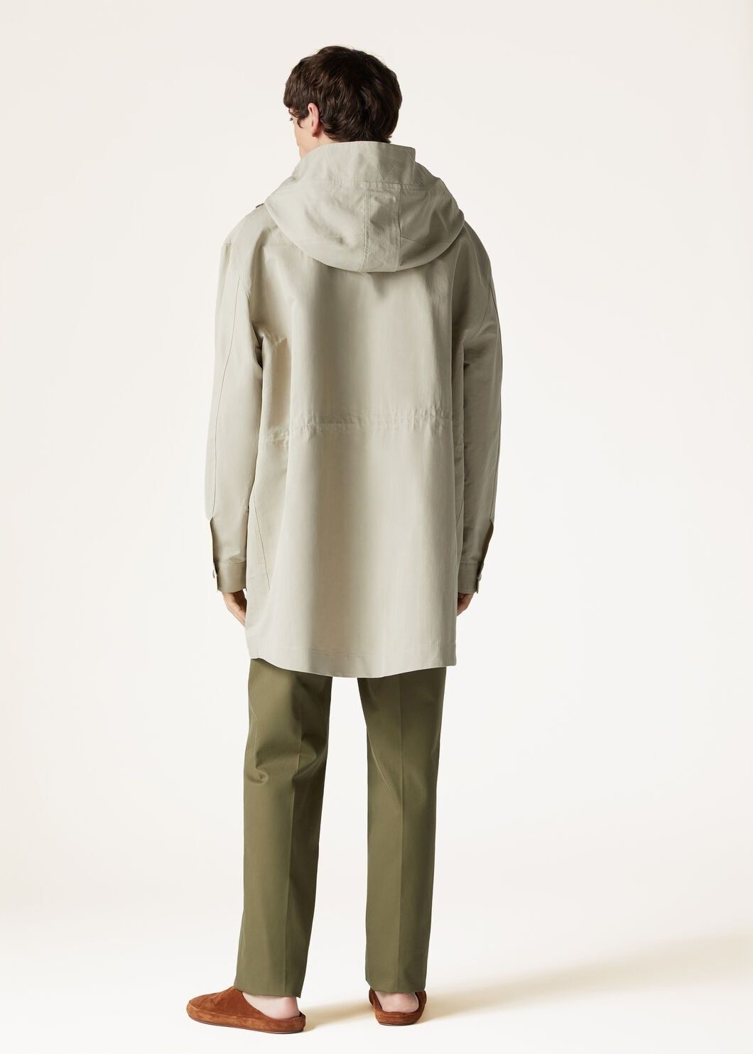 Loro Piana o1w1db10225 FAO0782 Ako Coat in Beige Size US XL / EU 56 / 4 - 5 Thumbnail