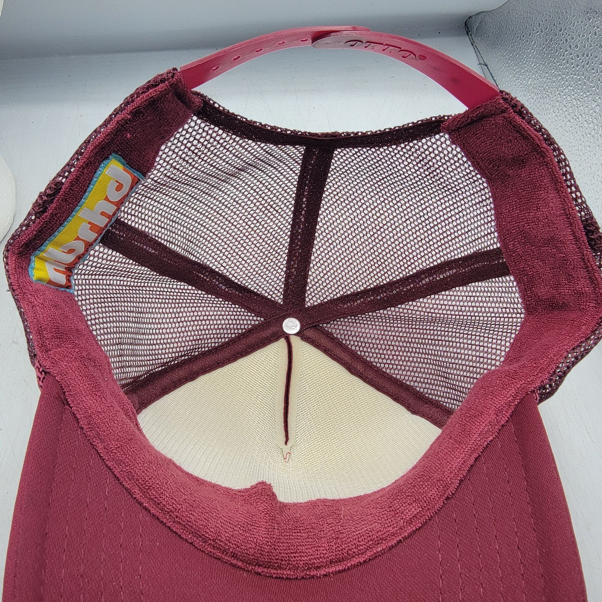 Other Laguna Beach Cheer Burgundy Trucker Hat Cap Glitter Letters Size ONE SIZE - 7 Thumbnail