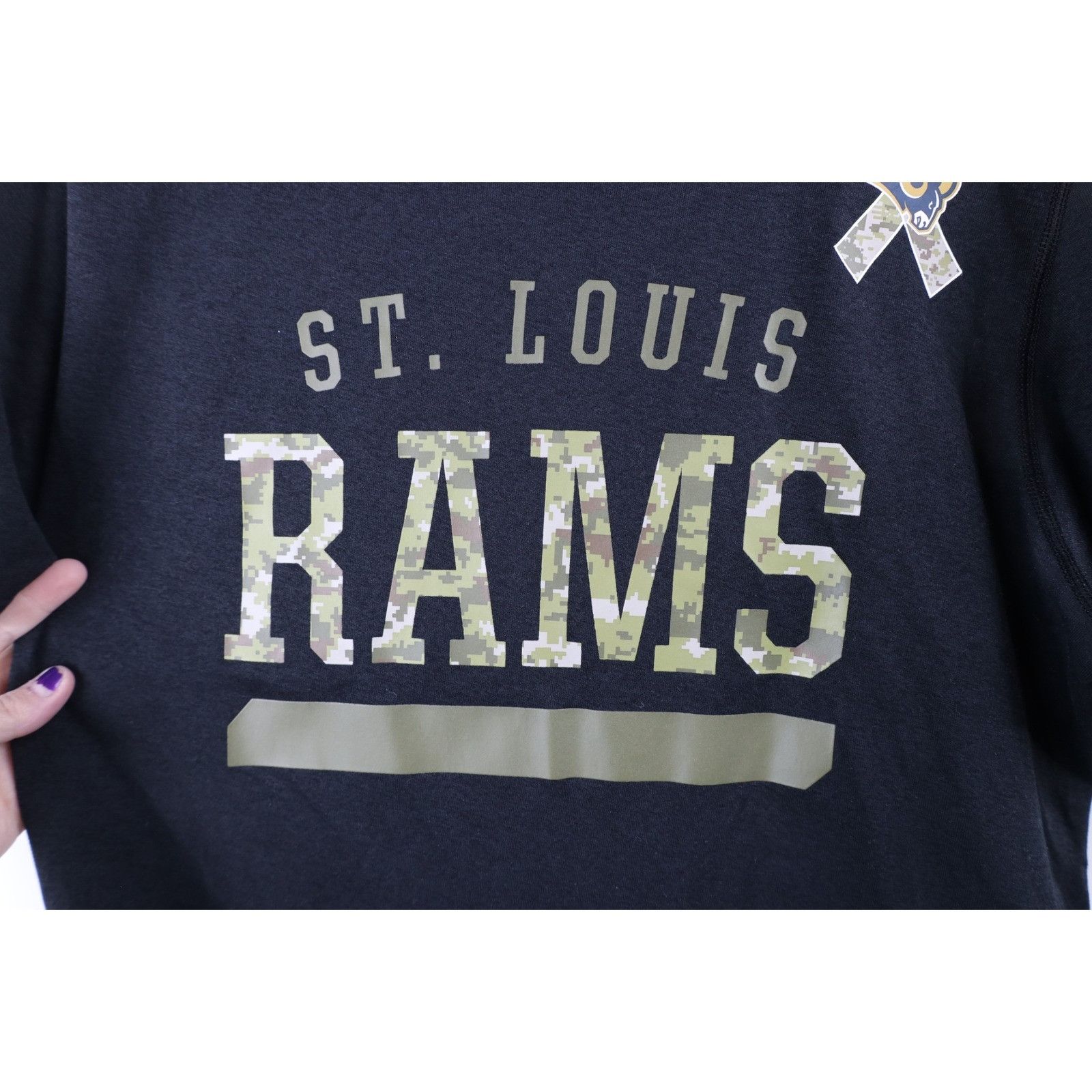 Nike Nike Salute To Service St Louis Rams Football T-Shirt Size US M / EU 48-50 / 2 - 7 Thumbnail