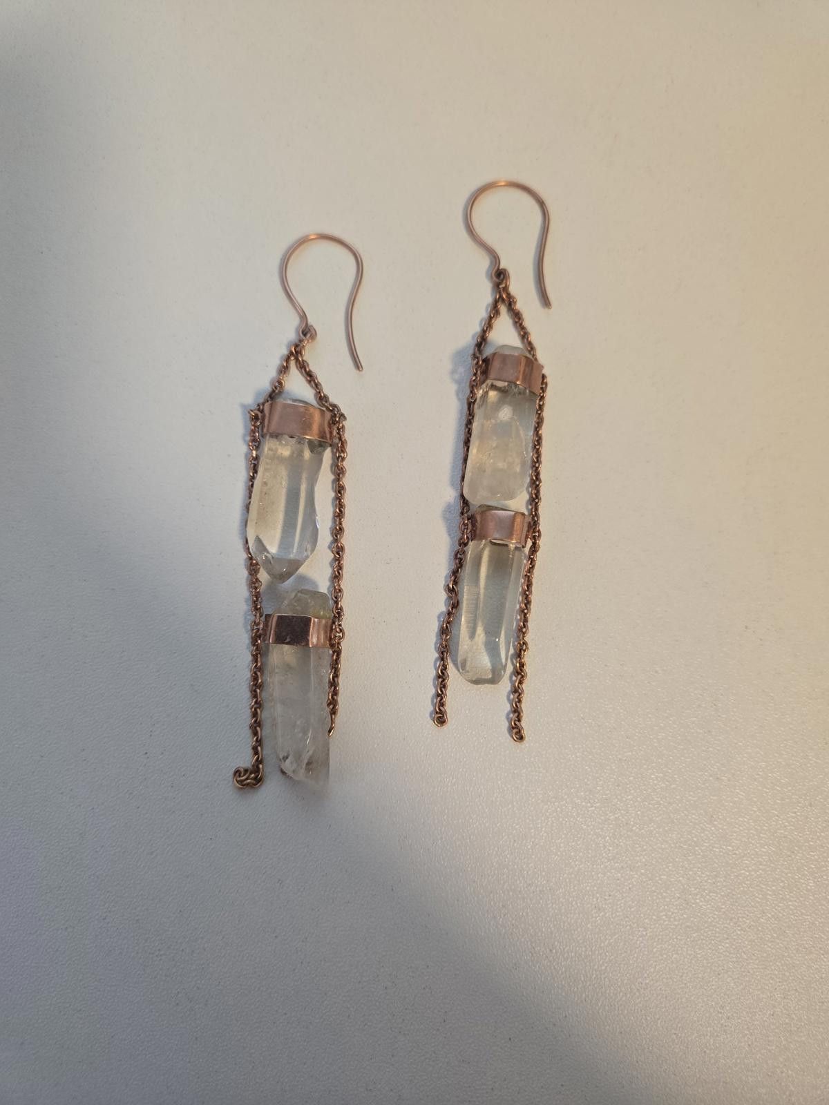 Other Buddha Jewelery Organics 2 Chainz Crystal Earrings Size ONE SIZE - 2 Thumbnail