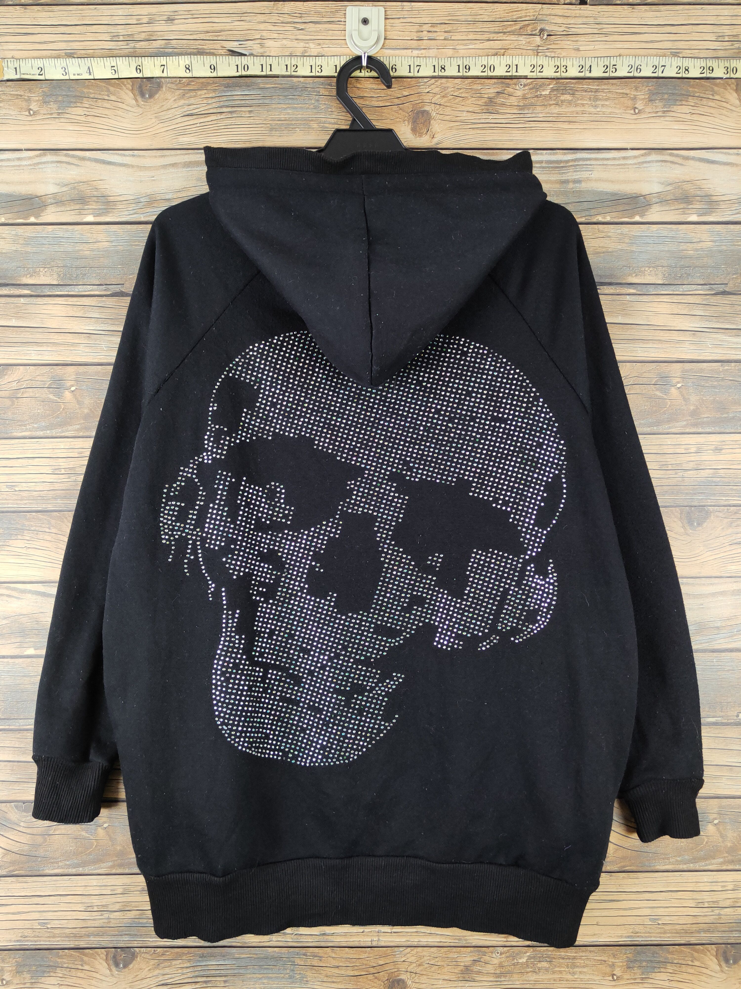 Japanese Brand × Roen Japanese Brand Roen Skull Leopard Sweater