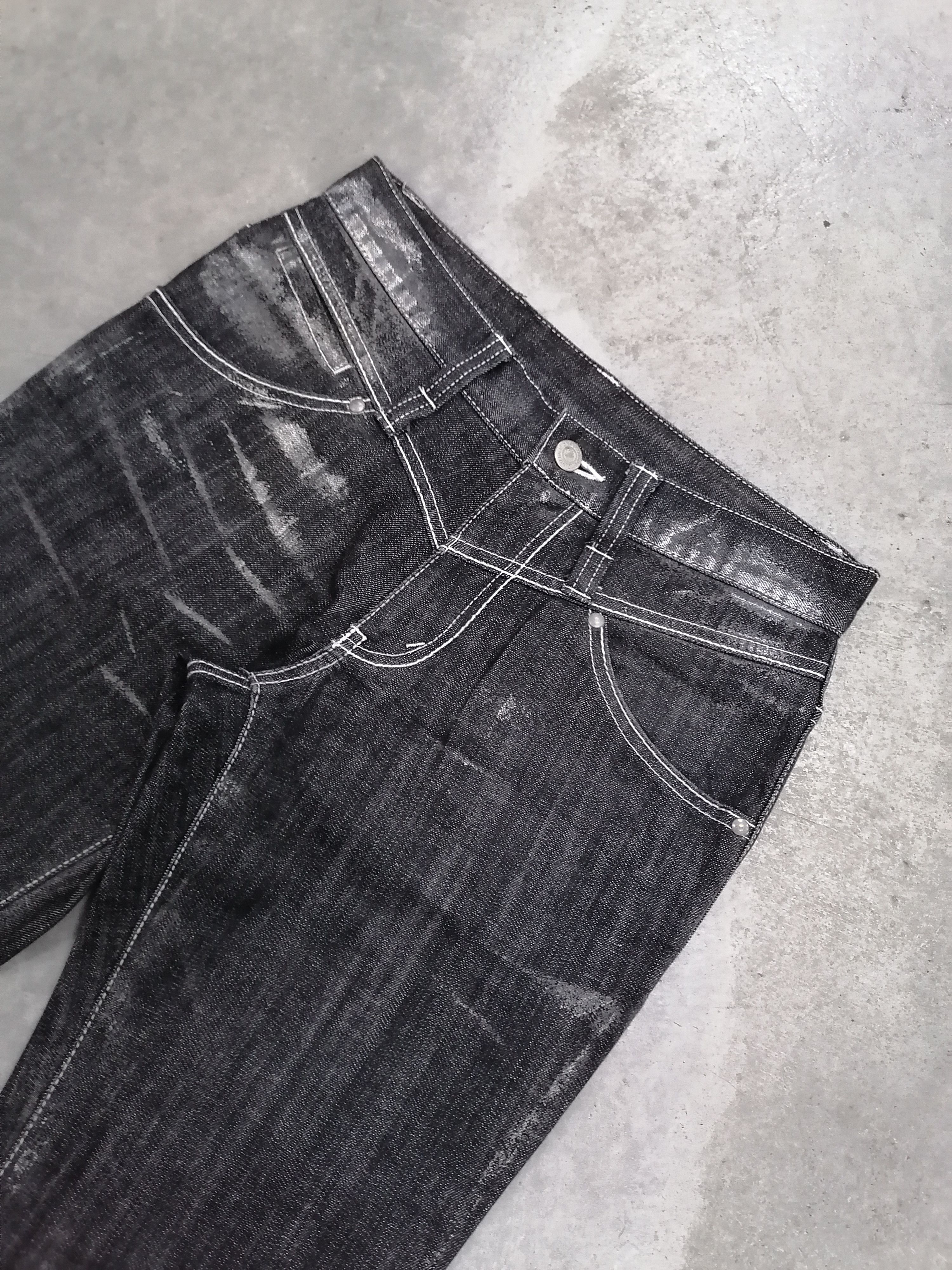 Japanese Brand × Tornado Mart Flare Jeans Splattered Tornado Mart Denim Pants Size US 28 / EU 44 - 5 Thumbnail