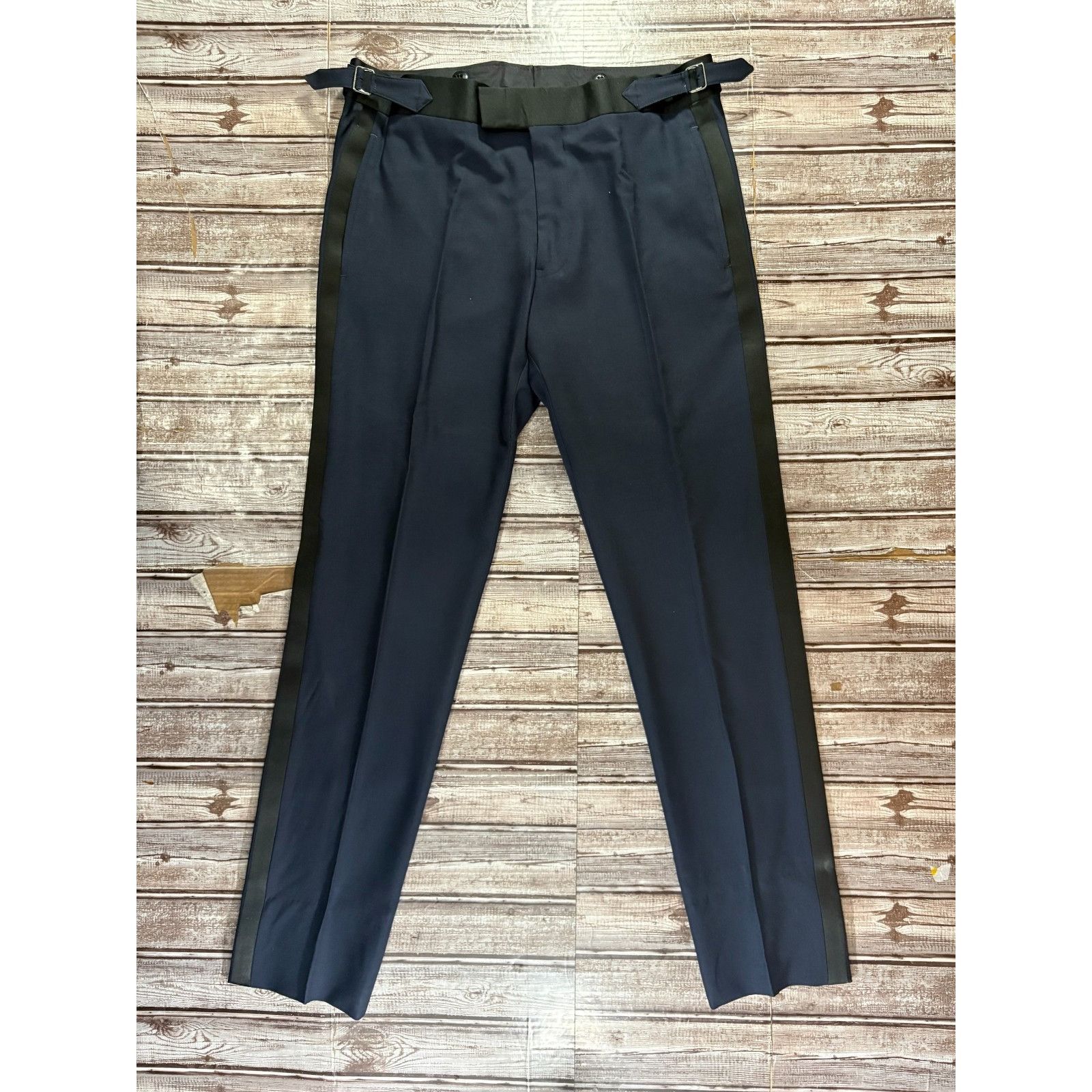 Todd Snyder Todd Snyder Wool Military Tuxedo Dress Pants Size 32 x 30 co Size US 32 / EU 48 - 1 Thumbnail