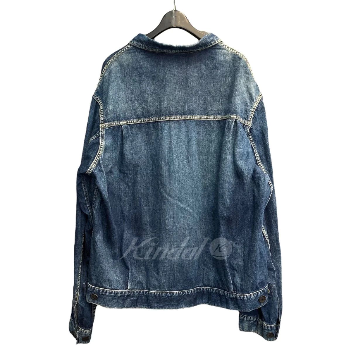 Yohji Yamamoto YOHJI YAMAMOTO pour homme 21SS W-8oz denim jacket Size US XL / EU 56 / 4 - 2 Thumbnail