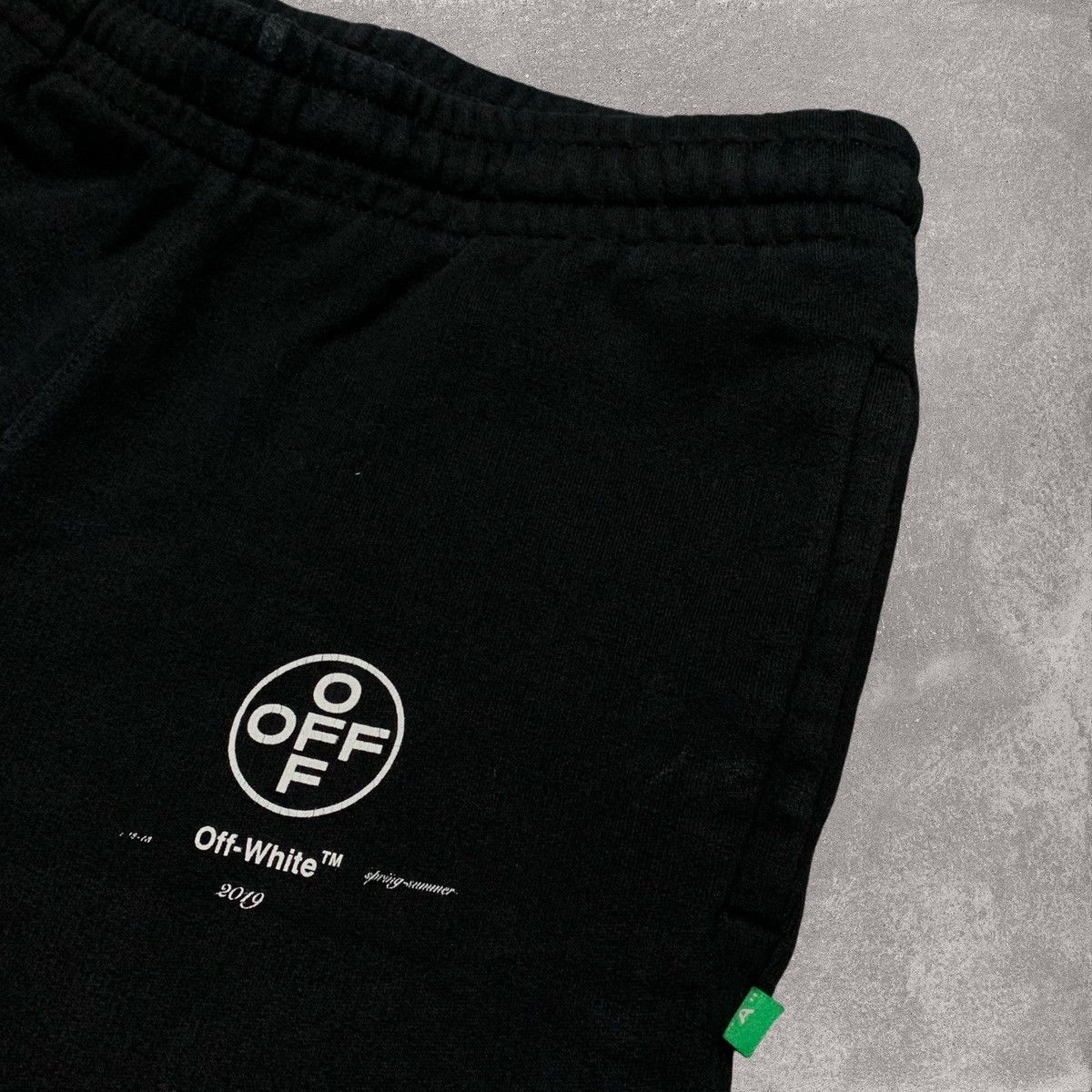 Off-White Off White Small Shorts Impressionism Black Sweatpants Size US 30 / EU 46 - 3 Thumbnail