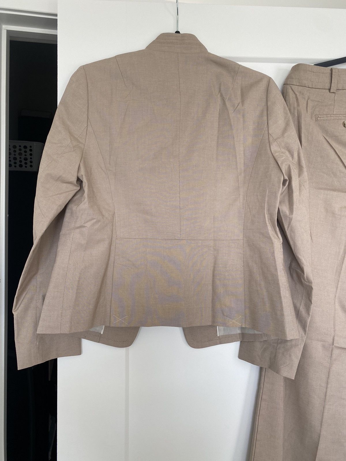 Talbots Talbots NWT 2pc Sz 6 Cotton Business Blazer And Pant Suit Size M / US 6-8 / IT 42-44 - 11 Thumbnail