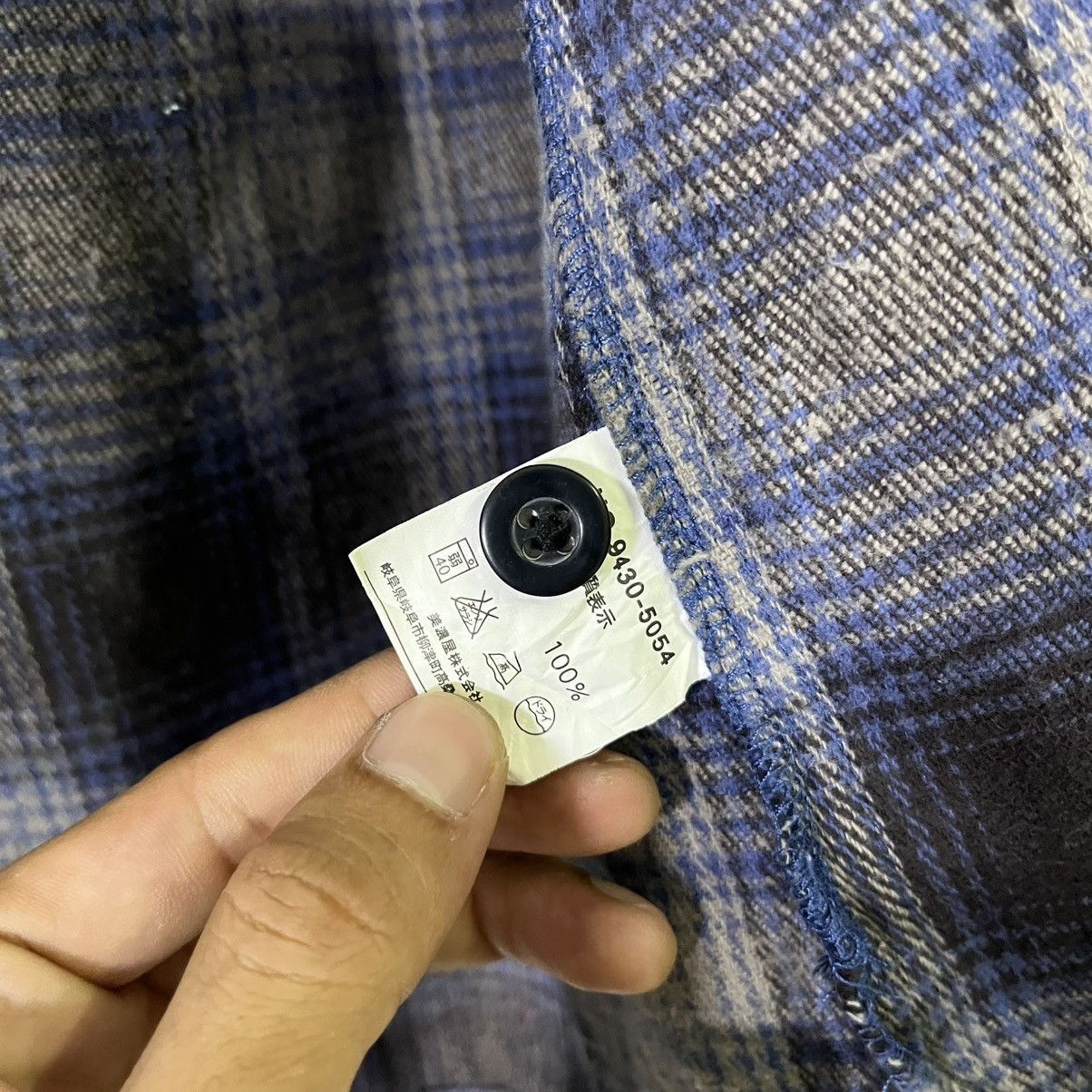 Renoma UP RENOMA PLAID WOOL ZIPPED UP SHIRT Size US L / EU 52-54 / 3 - 3 Thumbnail