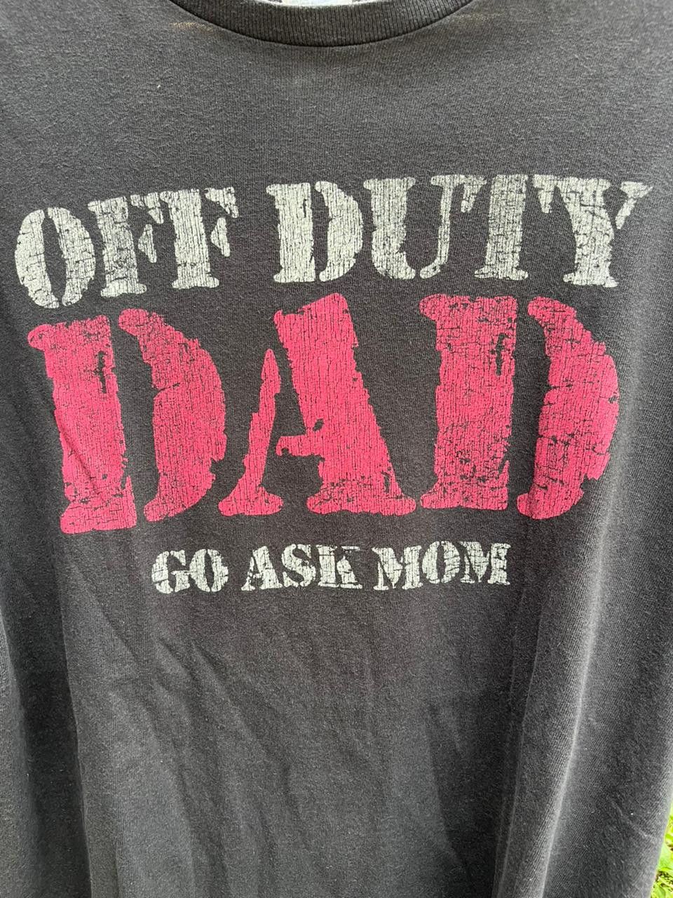 Delta × Vintage vintage dads tee off duty dad go ask mom graphic tee tshirt Size US XL / EU 56 / 4 - 3 Thumbnail