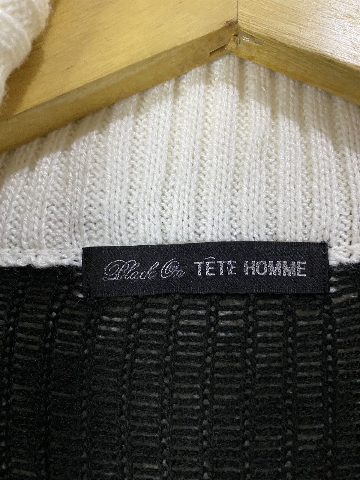 Issey Miyake Tete Homme Issey Miyake Wool Navajo Cardigan Size US M / EU 48-50 / 2 - 6 Thumbnail