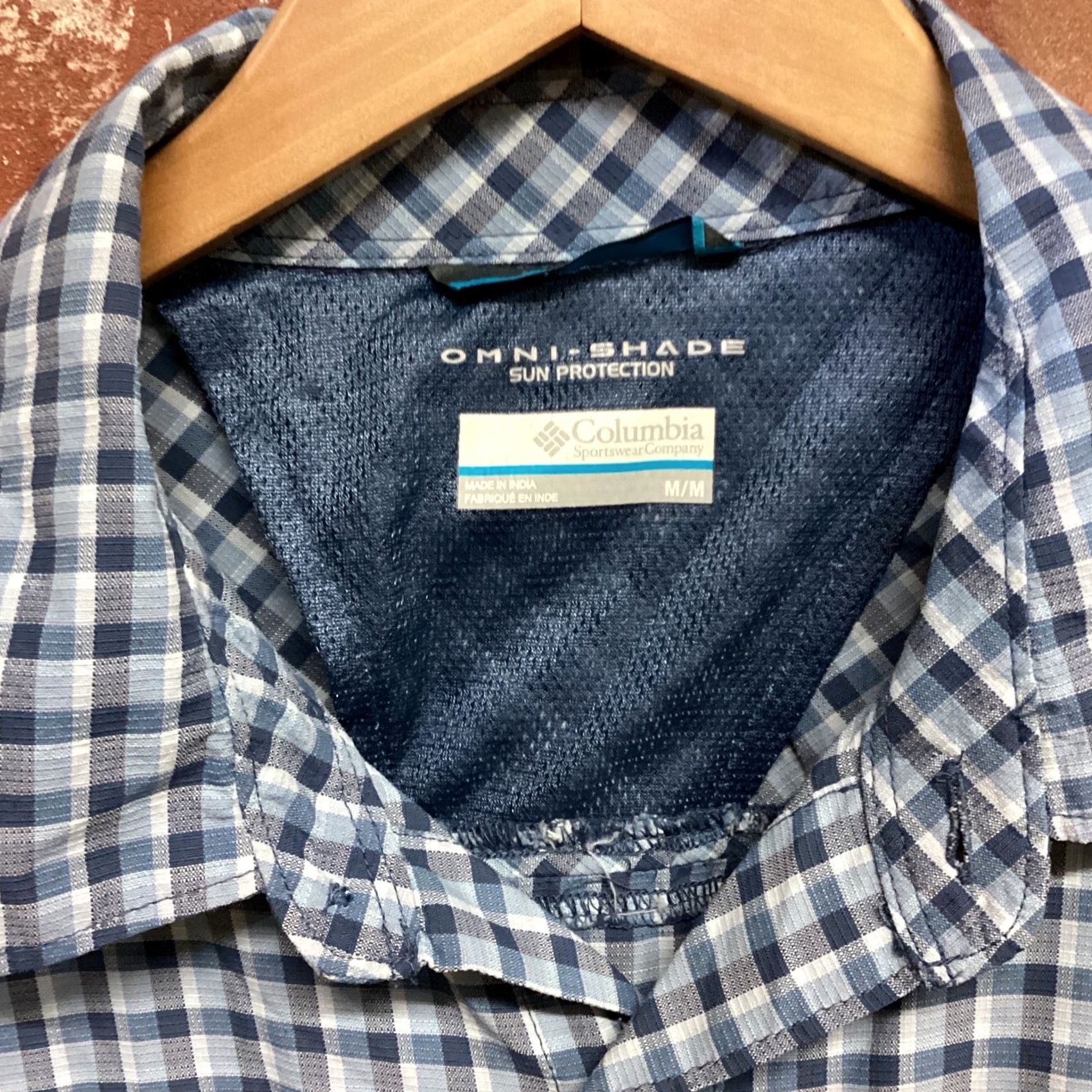Vintage Columbia Omni-Shade Shirt Medium Mens Blue Size US M / EU 48-50 / 2 - 3 Thumbnail