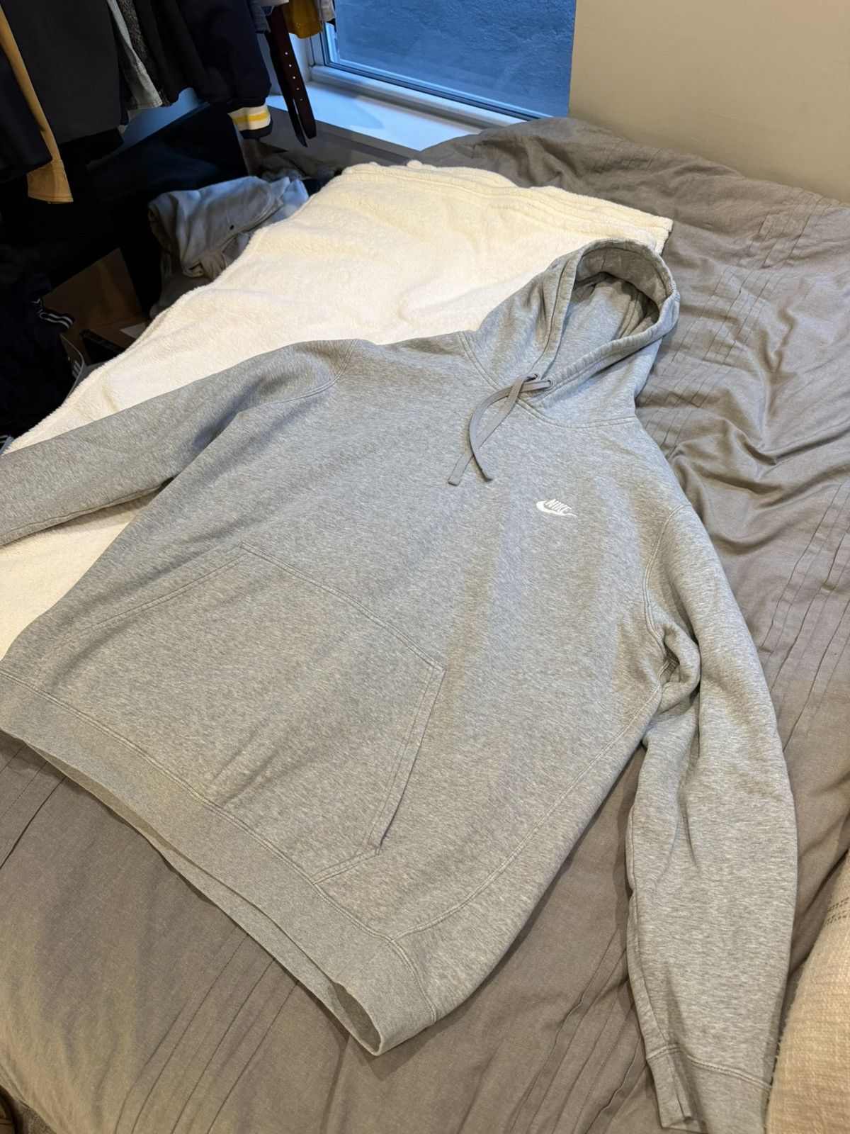 Nike Nike Gray Hoodie XXL Size US XXL / EU 58 / 5 - 1 Thumbnail