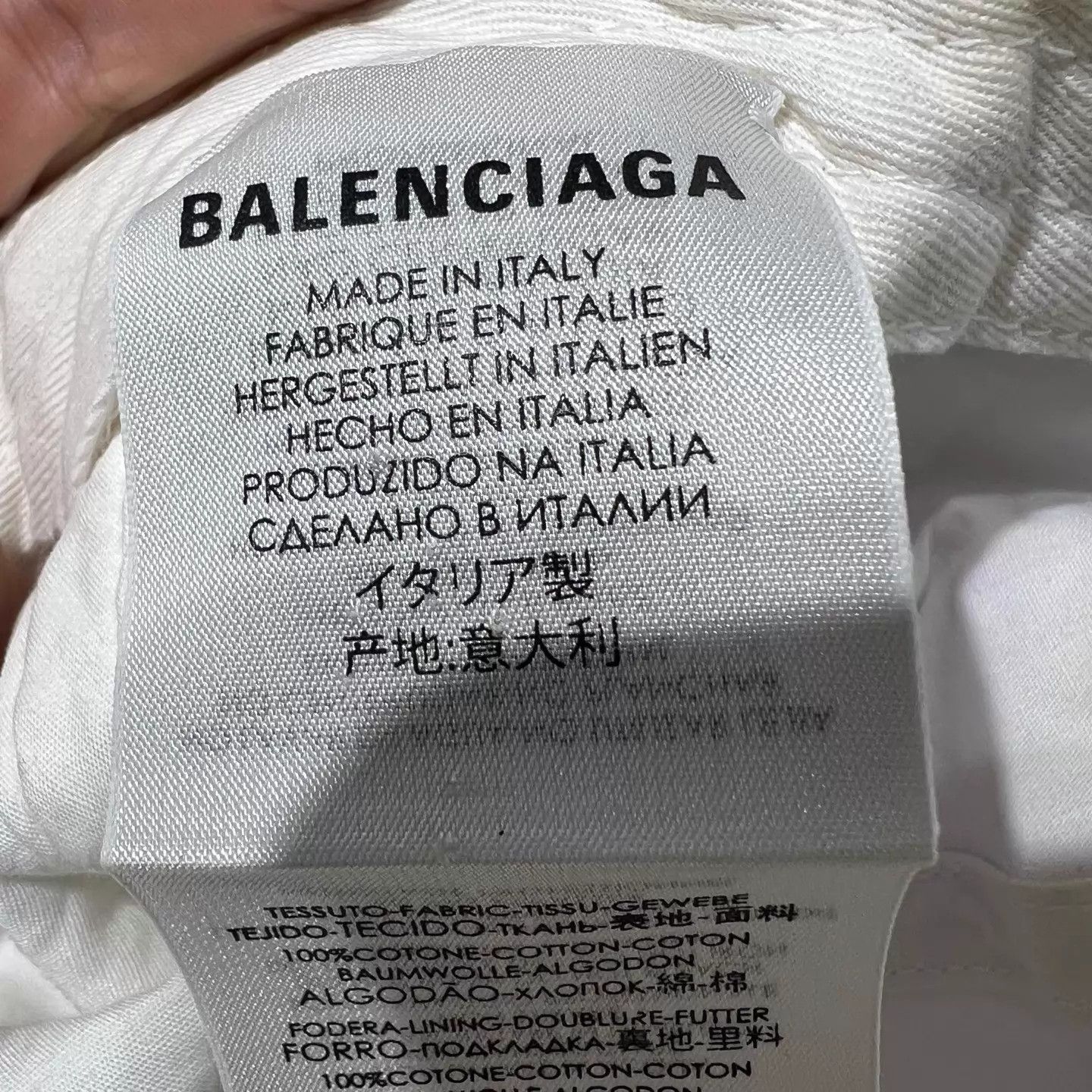 Balenciaga Balenciaga White Bucket Hat Size L Size ONE SIZE - 6 Thumbnail