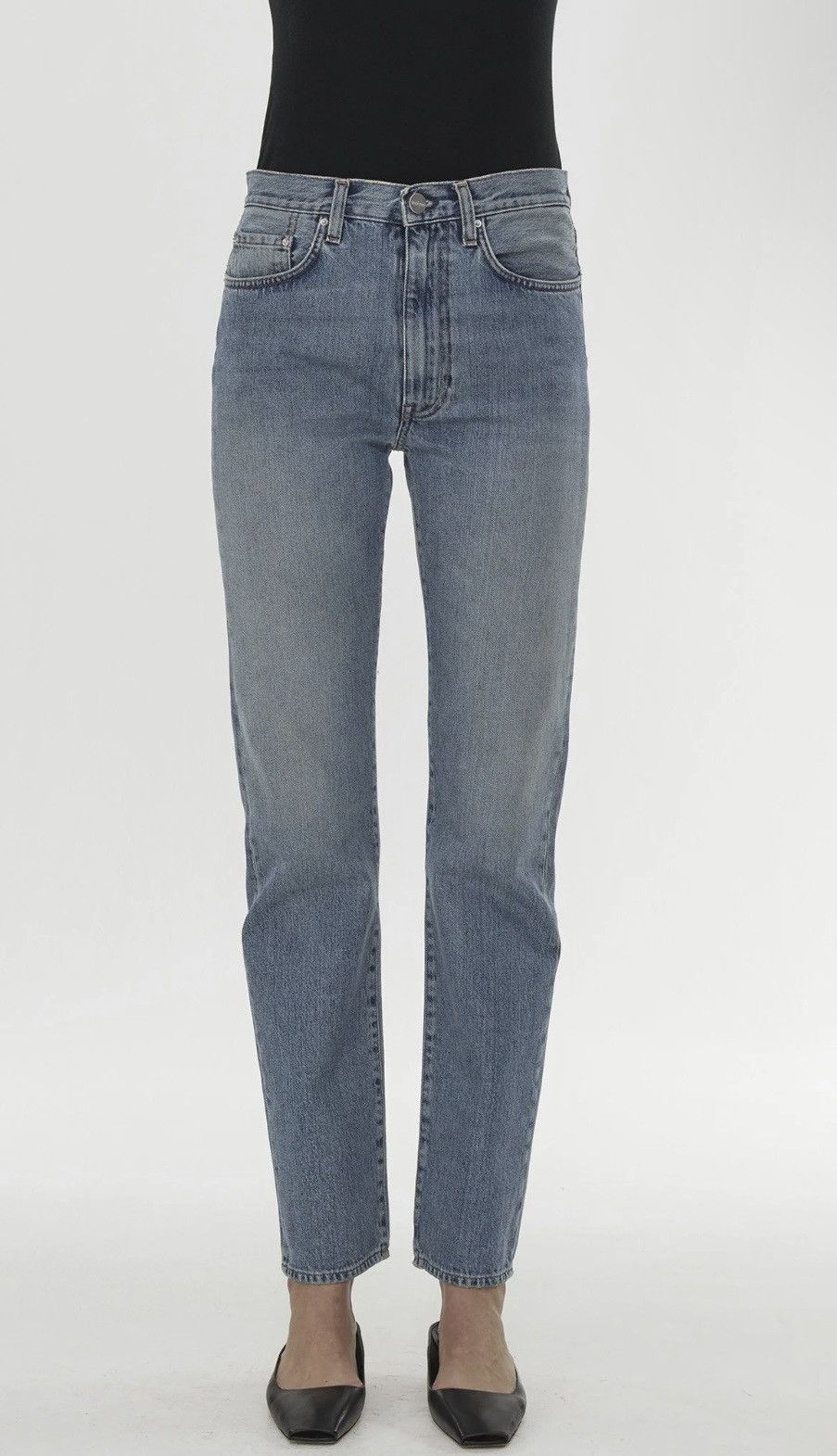 Toteme Toteme Cotton Organic Regular Fit Denim Vintage Wash 425 Size 30" / US 8 / IT 44 - 3 Thumbnail