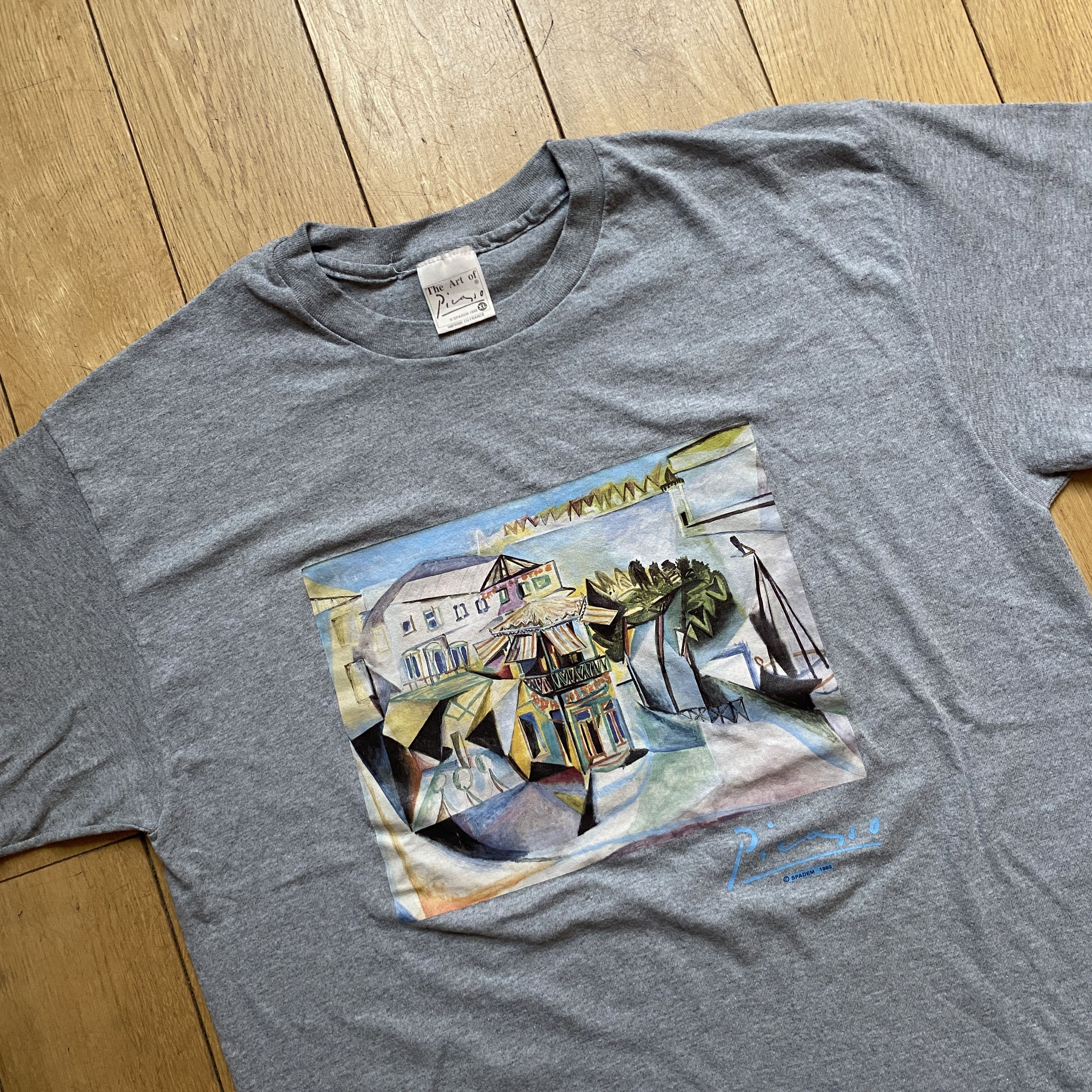 Vintage Rare 1993 Pablo Picasso Official Museum Art Tee Size US XL / EU 56 / 4 - 1 Thumbnail
