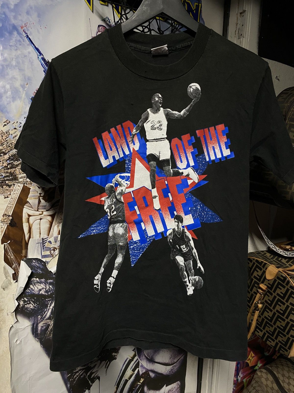Jordan Brand × Nike × Vintage Vintage 90’s Nike Team USA Michael Jordan T-Shirt Small Size US S / EU 44-46 / 1 - 1 Thumbnail