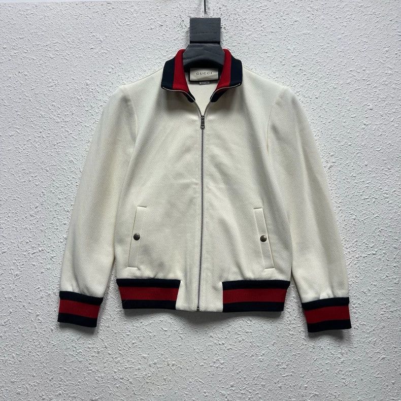 Gucci Gucci Red and green webbing short jacket Size US XS / EU 42 / 0 - 1 Thumbnail