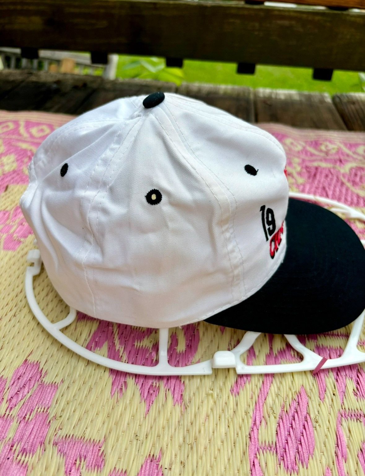 Logo 7 × NBA × Vintage Vintage 1996 Chicago Bulls NBA Champions Logo 7 Snapback Hat Size ONE SIZE - 4 Thumbnail