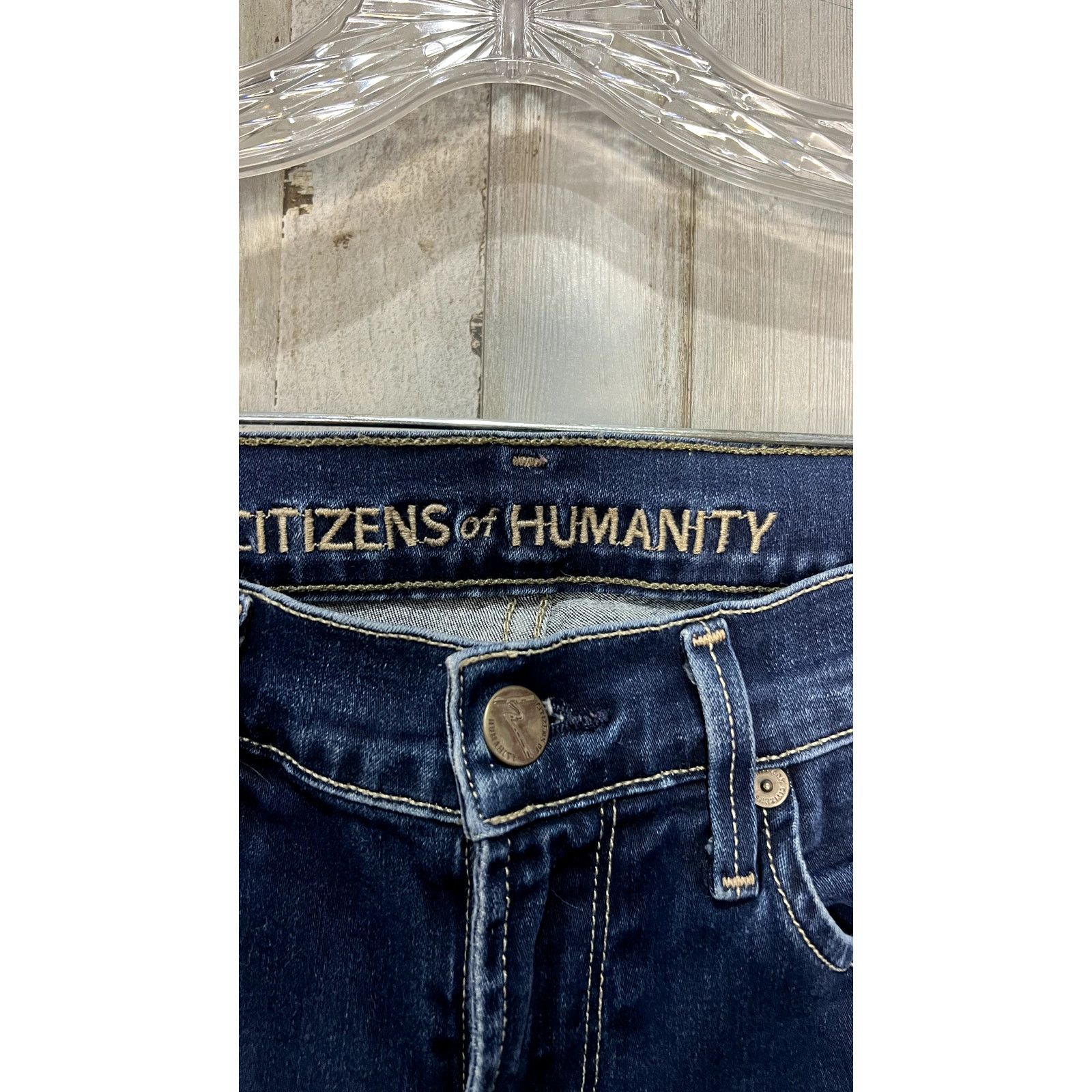 Citizens Of Humanity Citizens of Humanity Women's Mid Rise Straight Jeans Size 25 Size 25" / US 0 / IT 36 - 4 Thumbnail