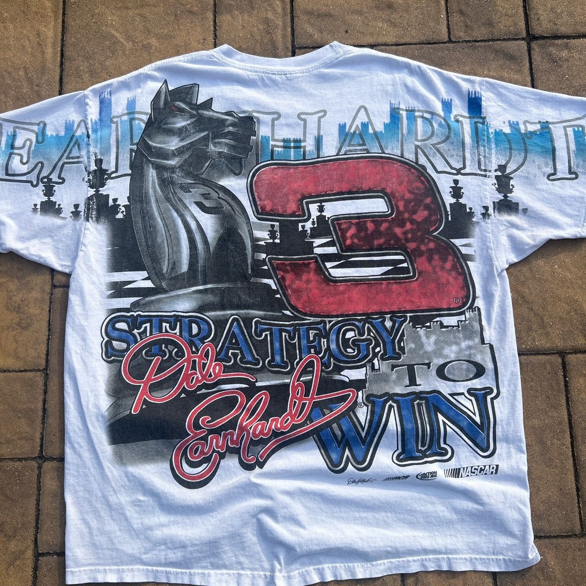 NASCAR NASCAR Dale Earnhardt Sr making moves chessboard AOP 90s Size US XL / EU 56 / 4 - 6 Thumbnail