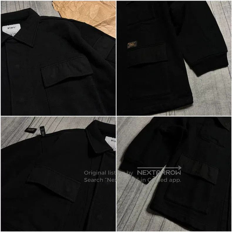 Wtaps Wtaps Batik Washed Four-Pocket Fleece Cotton Jacket Size US M / EU 48-50 / 2 - 3 Thumbnail