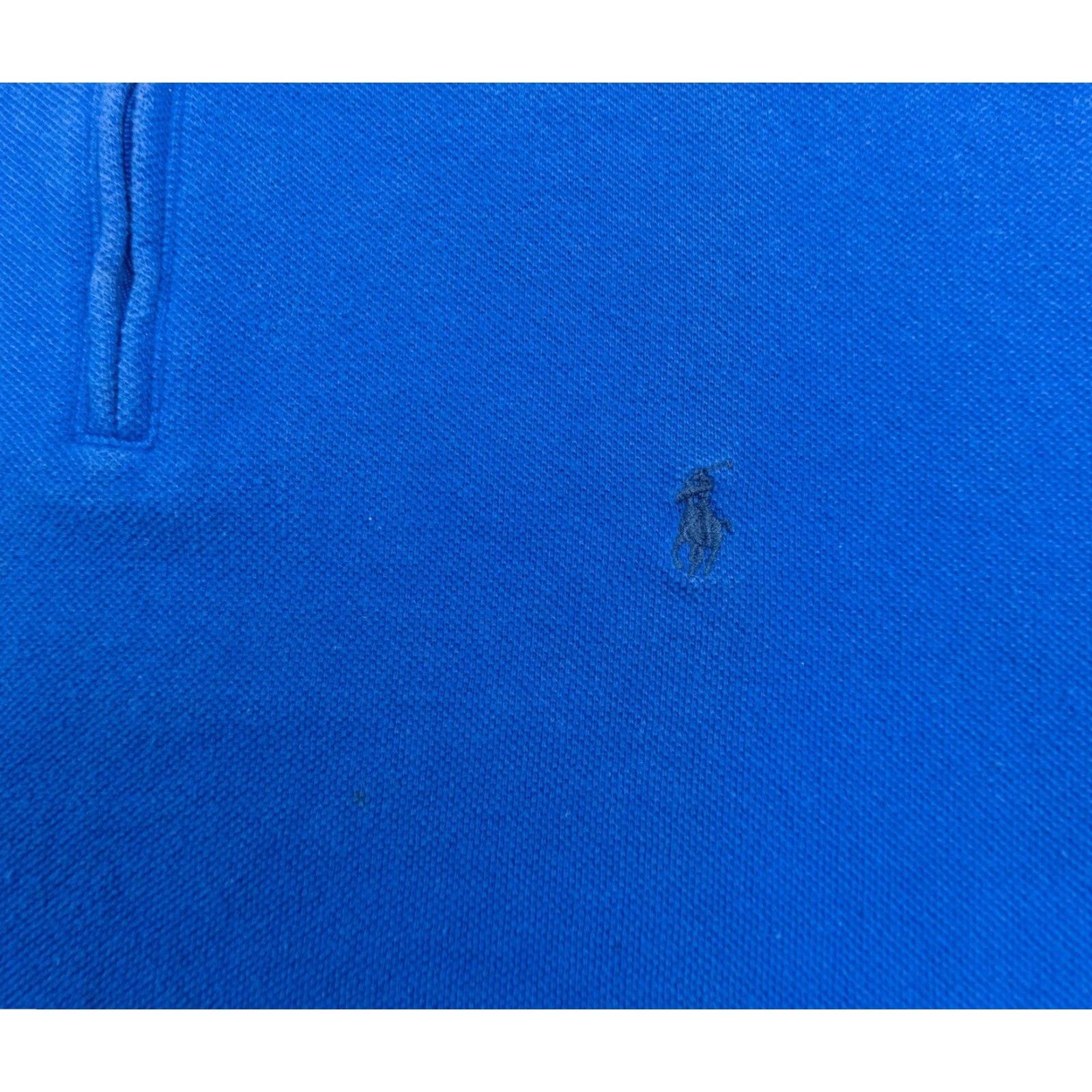 Polo Ralph Lauren Polo Ralph Lauren Sweater Mens Medium Blue 1/4 Zip Pullover Mock Neck Preppy Size US M / EU 48-50 / 2 - 3 Thumbnail