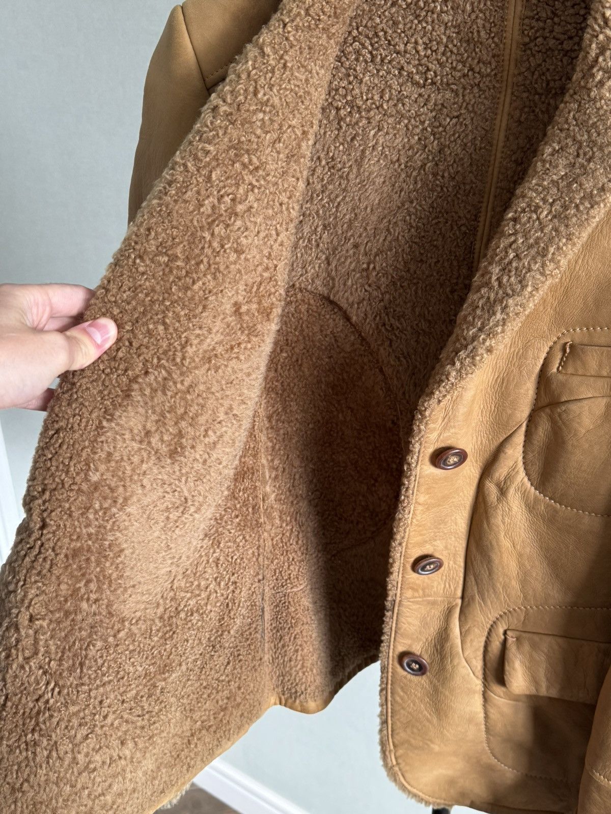 Jil Sander Jil Sander Shearling Size S / US 4 / IT 40 - 5 Thumbnail
