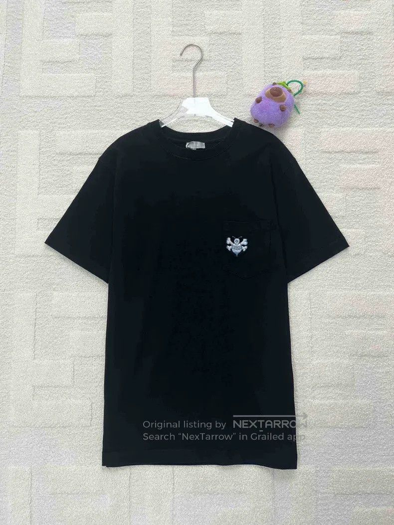 Dior Dior Black embroidered skull bee logo short sleeve Size US M / EU 48-50 / 2 - 1 Thumbnail
