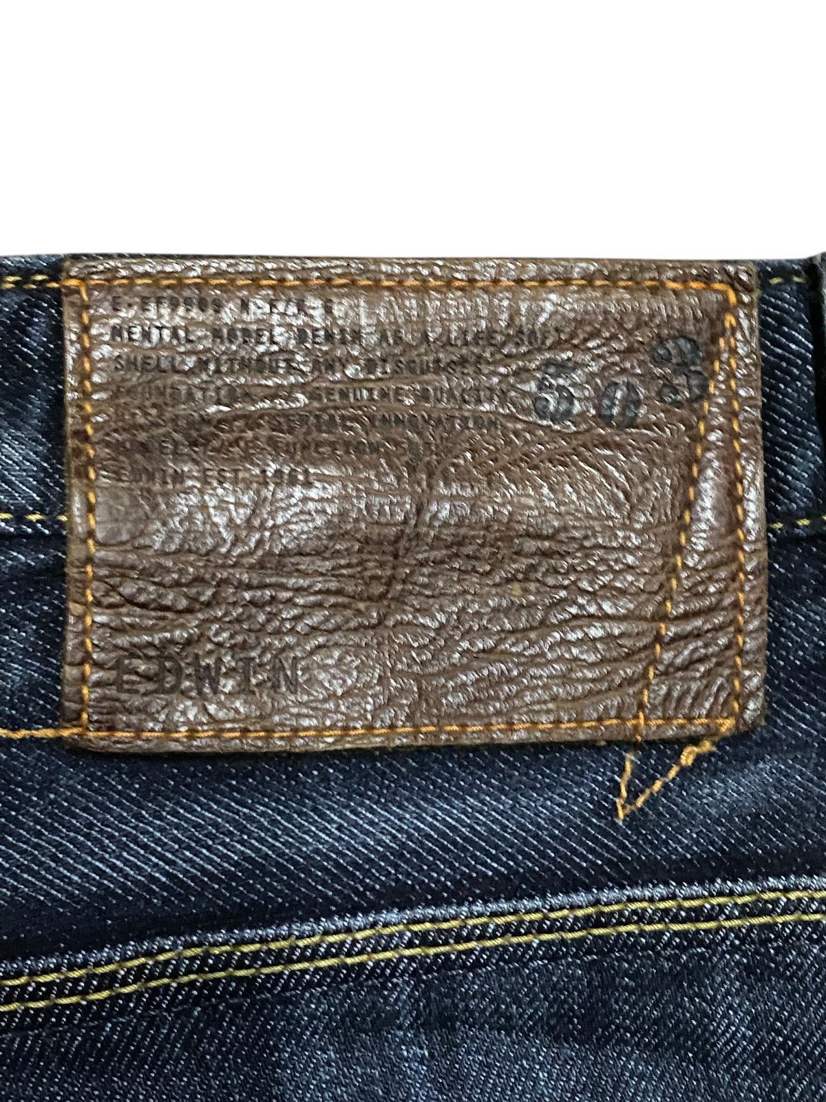 Edwin Vintage Edwin XV Funtion Curve Leg Loose Jeans Size US 33 - 14 Thumbnail