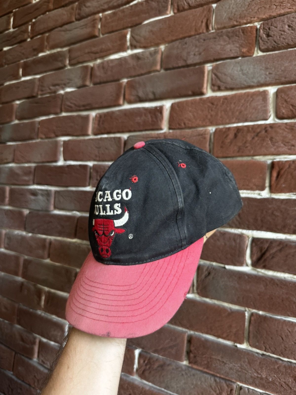 Vintage Vintage 90s Chicsgo Bulls NBA Basketball Hat Cap Size ONE SIZE - 3 Thumbnail