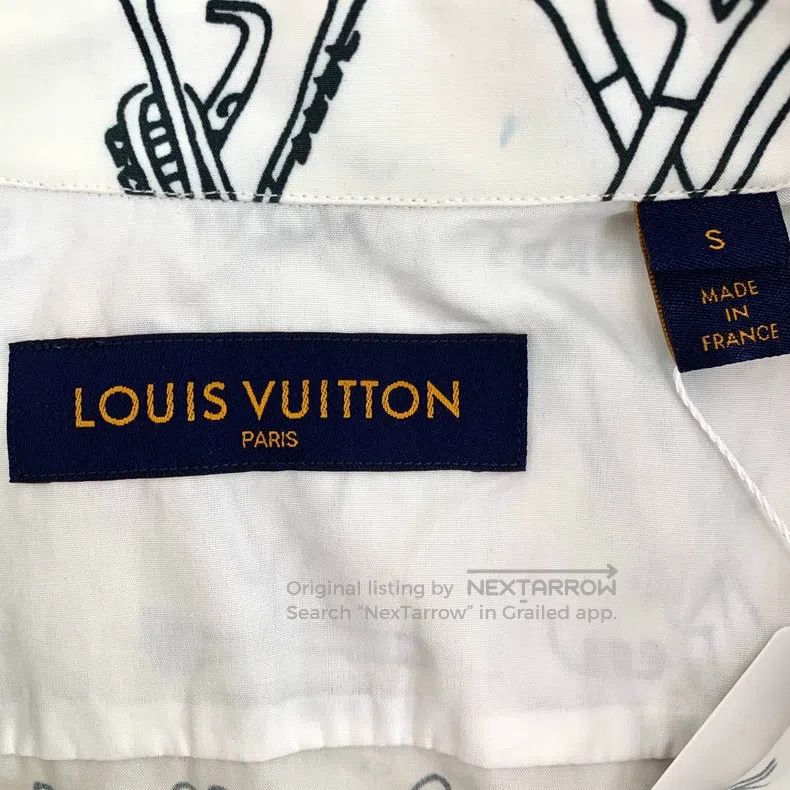 Louis Vuitton Louis Vuitton White logo doodle print full-print cotton la Size US S / EU 44-46 / 1 - 5 Thumbnail