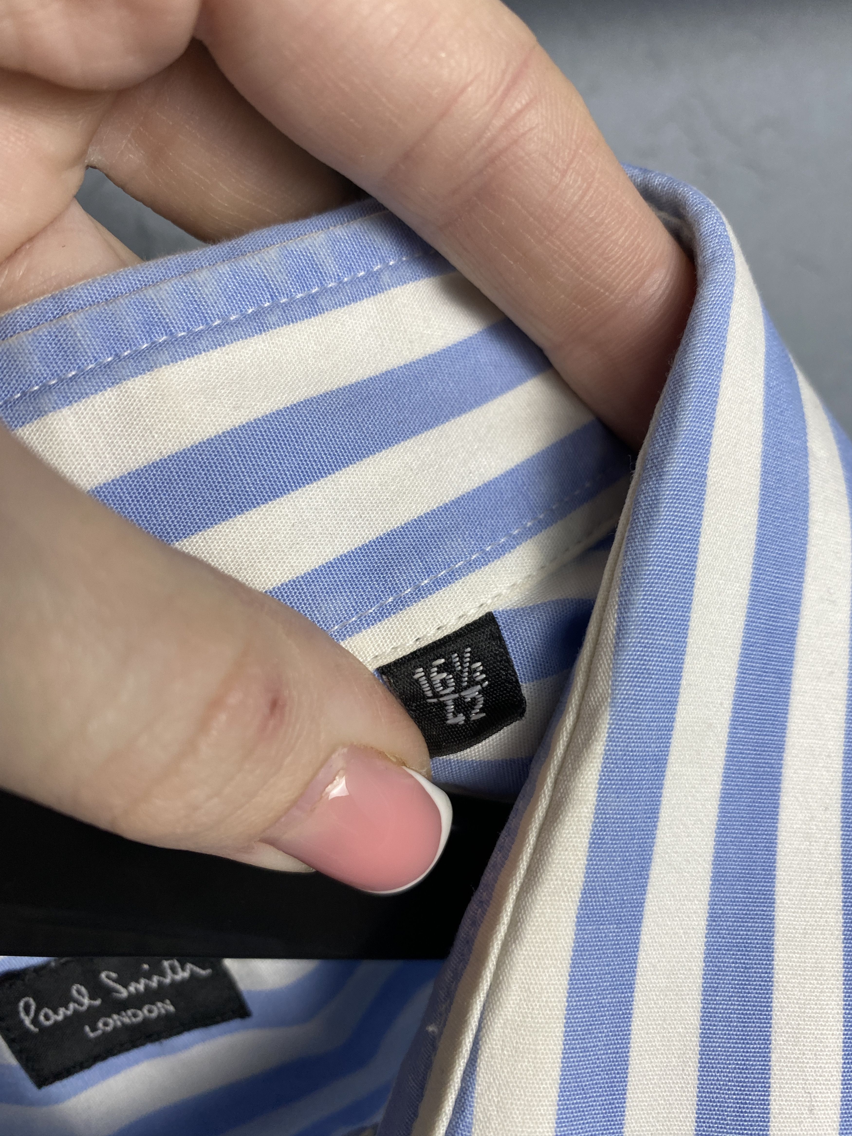 Paul Smith Paul Smith London Long Sleeve Striped Shirt on cufflinks Size US L / EU 52-54 / 3 - 4 Thumbnail
