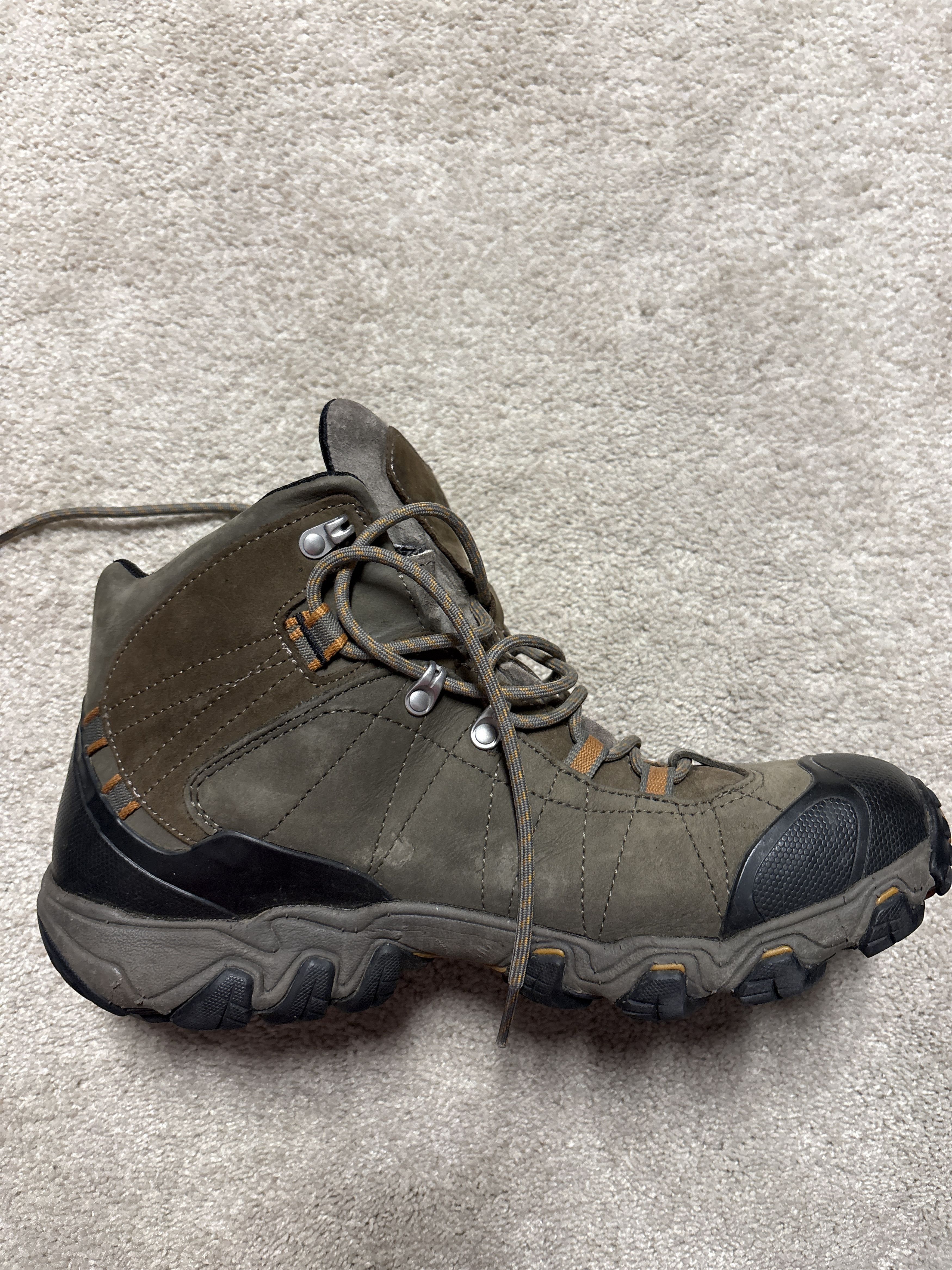 Oboz Oboz Men’s Bridger B Dry Mid Hiking Boots Size US 11.5 / EU 44-45 - 2 Thumbnail