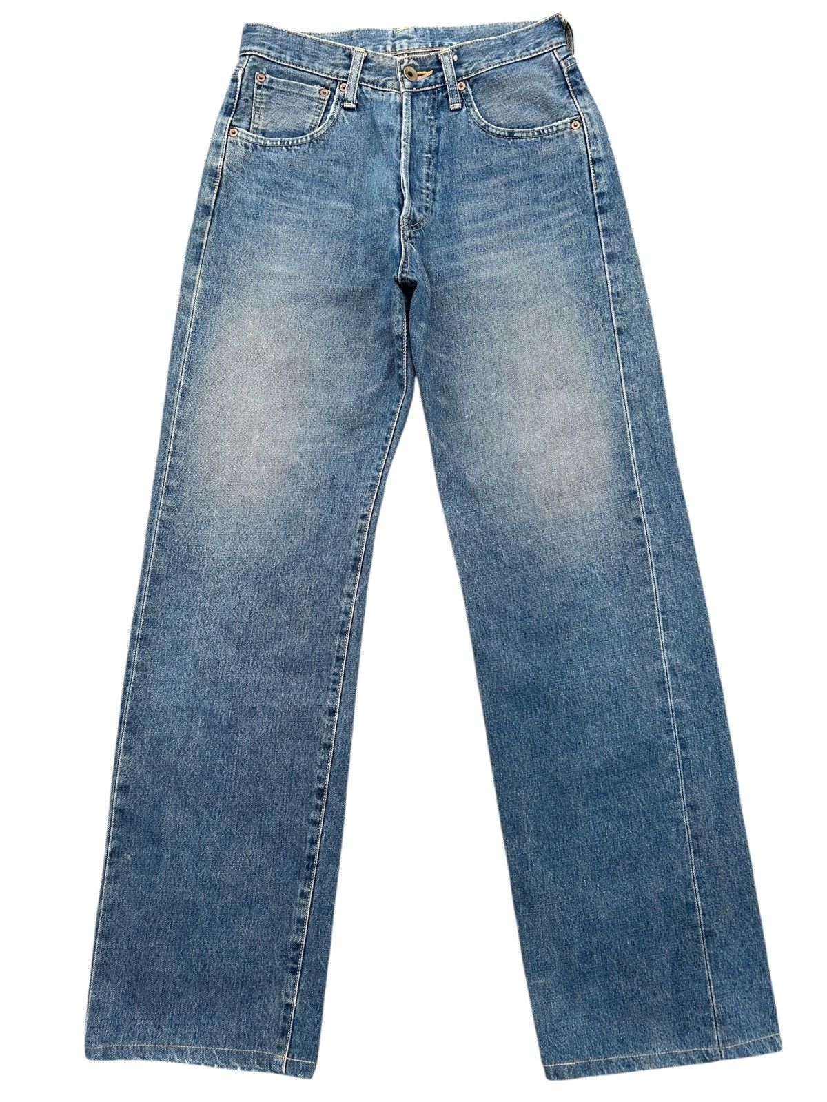 Kapital Vintage Edwin Selvedge Buckle Back Rusty Faded Denim Jeans Size US 28 / EU 44 - 1 Thumbnail
