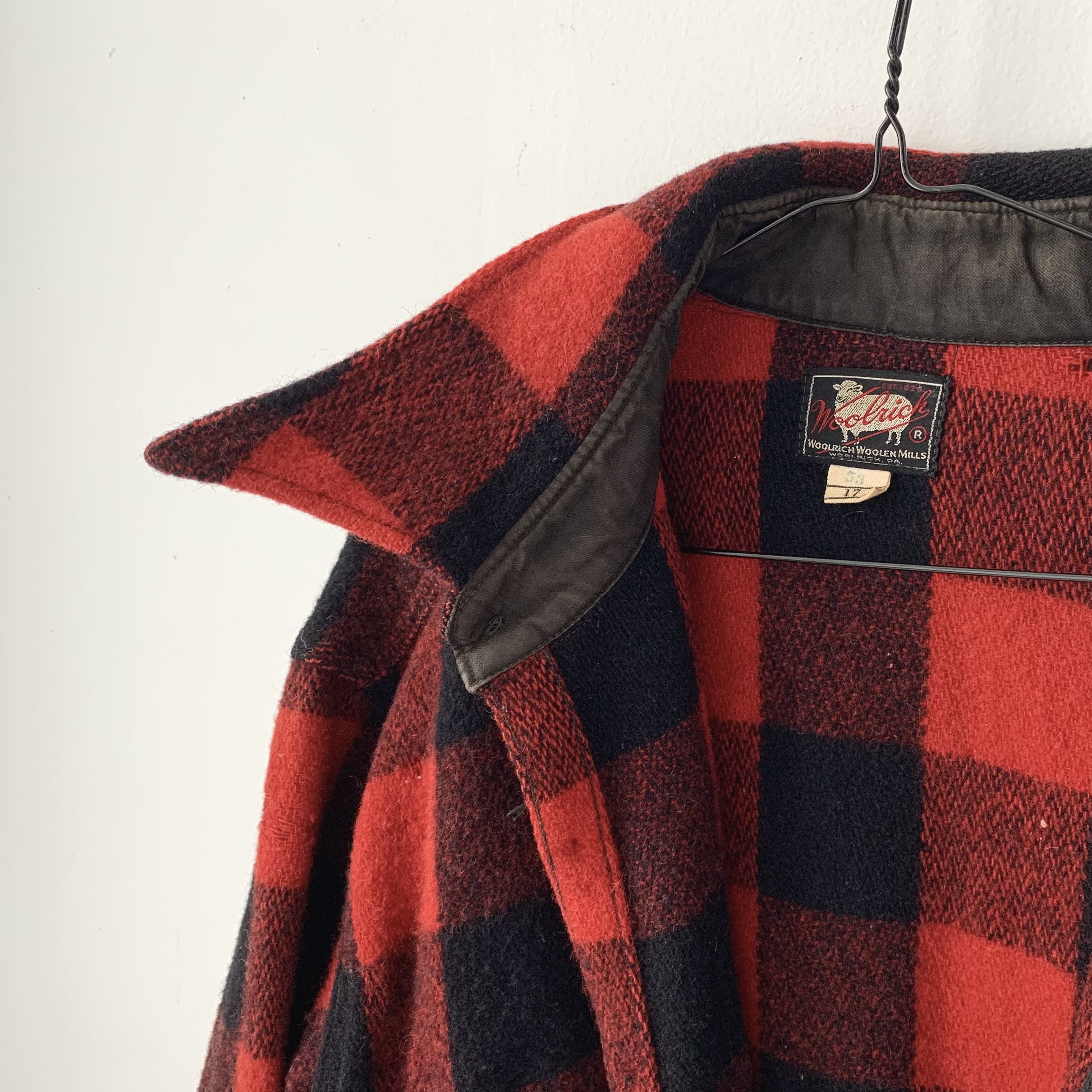 Woolrich Woolen Mills vintage 70s wool Woolrich jacket / chore - barn - work coat Size US L / EU 52-54 / 3 - 3 Thumbnail