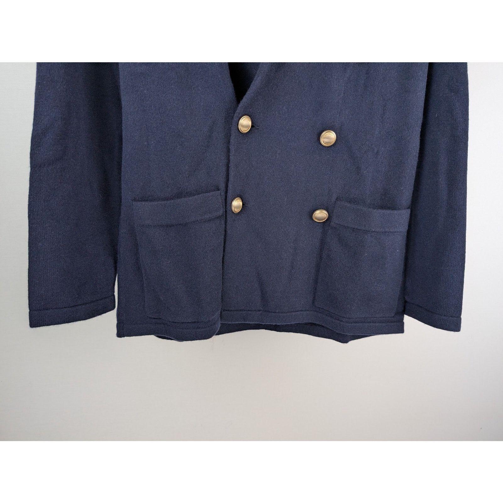 Brunello Cucinelli o1rshd1 CC20 Double-Breasted Blazer in Blue Size US M / EU 48-50 / 2 - 4 Thumbnail