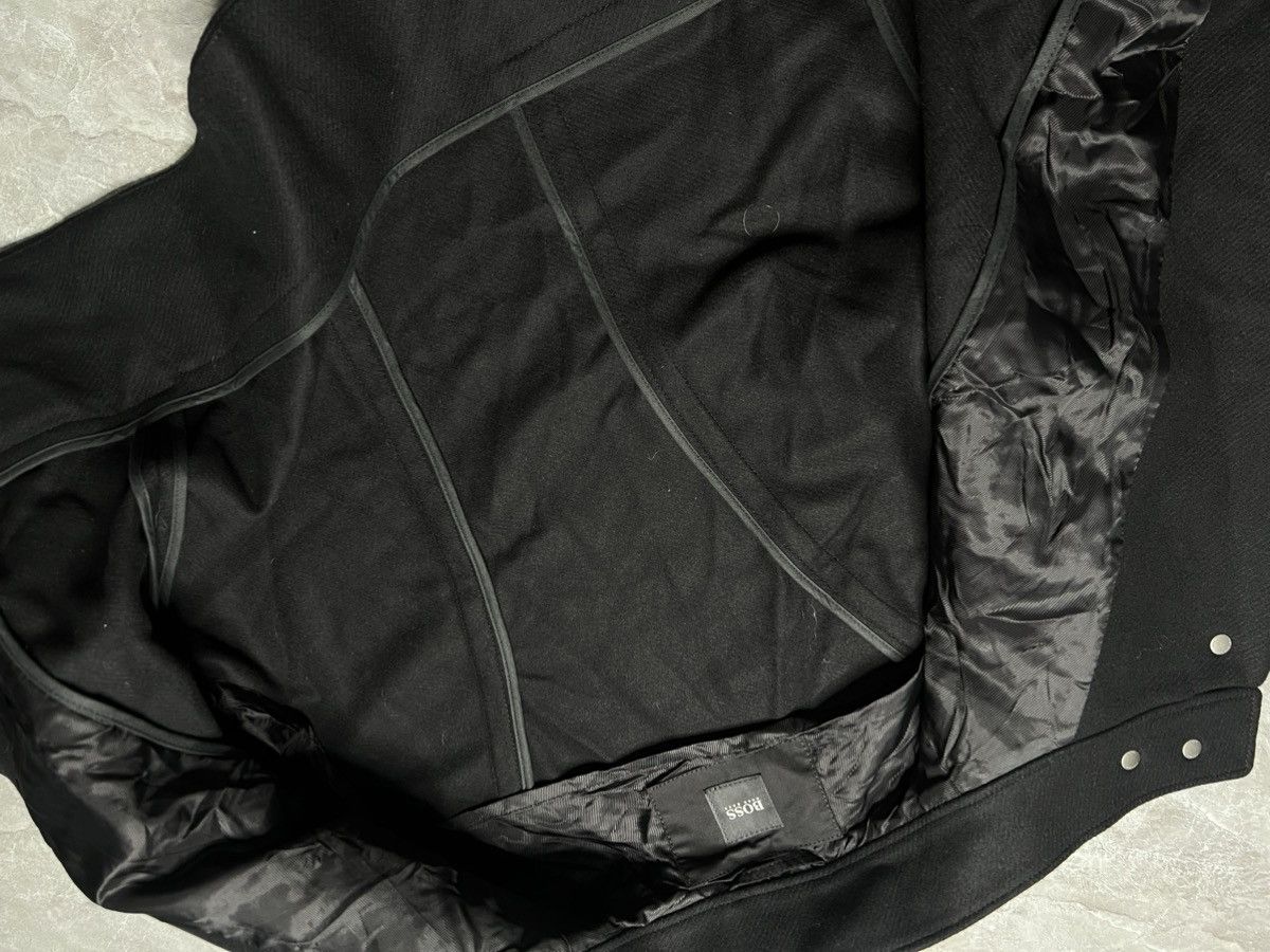 Hugo Boss Hugo Boss Melton Wool Nylon Blend Motorcycle Jacket Size US L / EU 52-54 / 3 - 4 Thumbnail