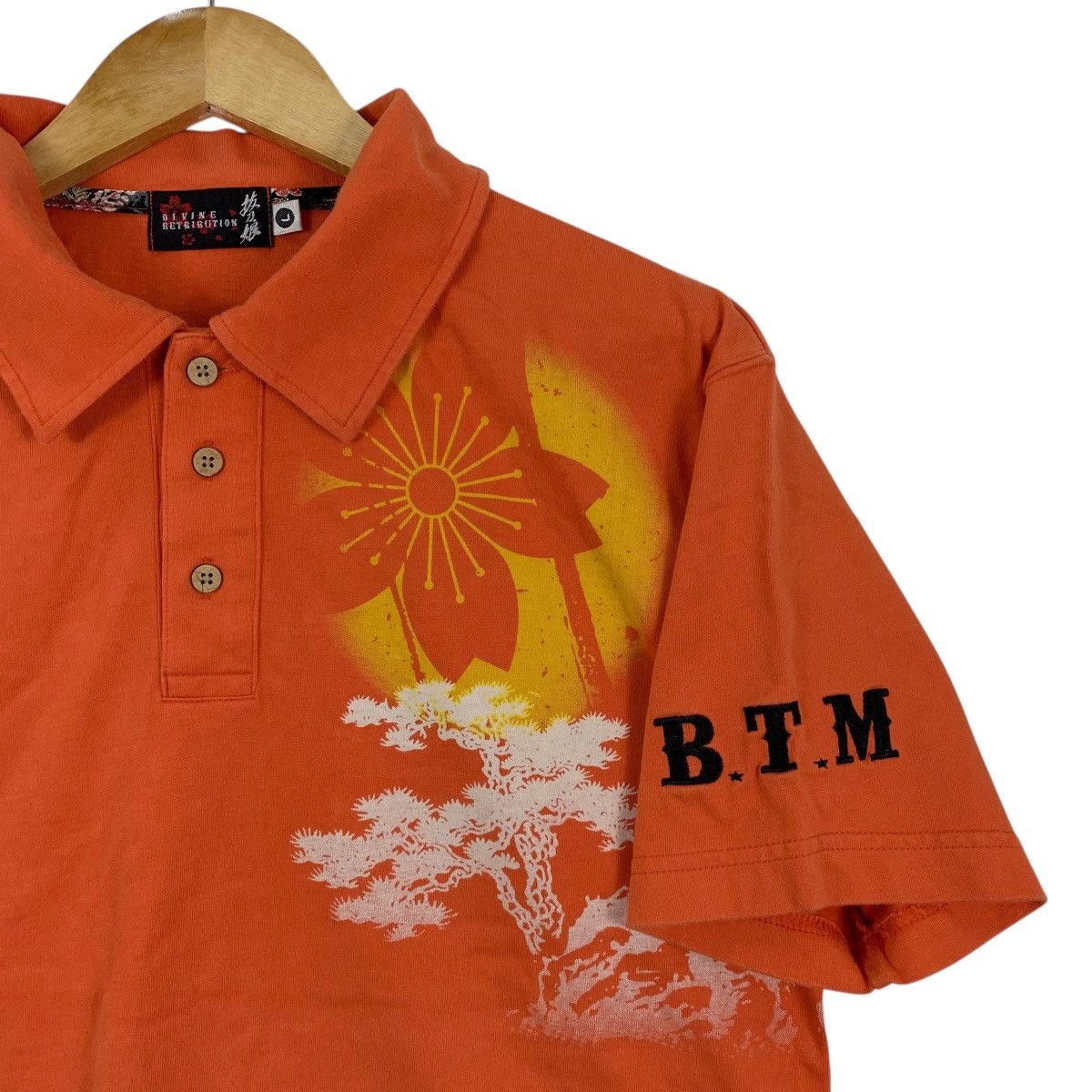 Japanese Brand DIVINE RETRIBUTION Japanese Brand Samurai Girl Polos T-Shirt Size US L / EU 52-54 / 3 - 5 Thumbnail