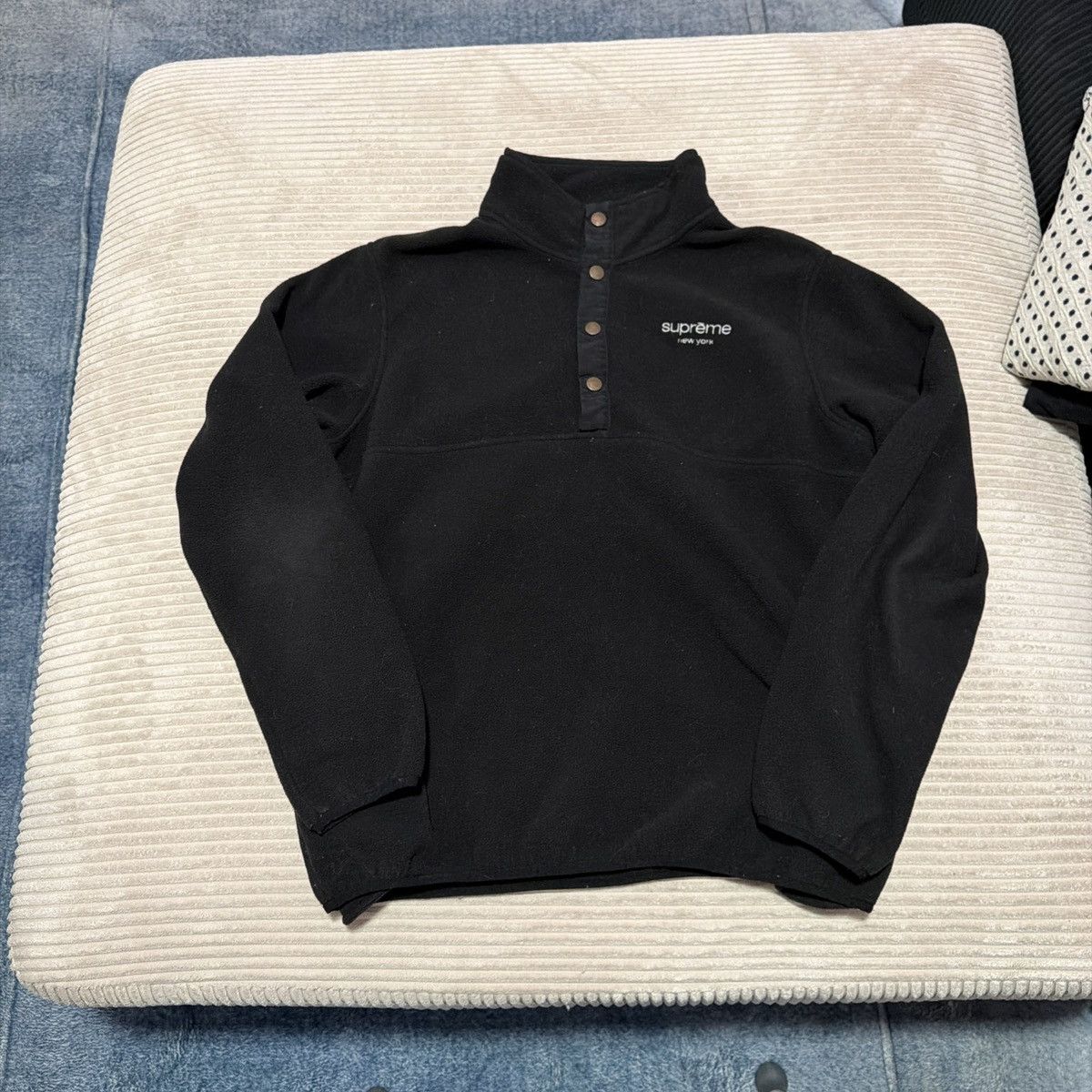 Supreme Supreme Polartec Fleece Color Blocked Half Snap Jacket 