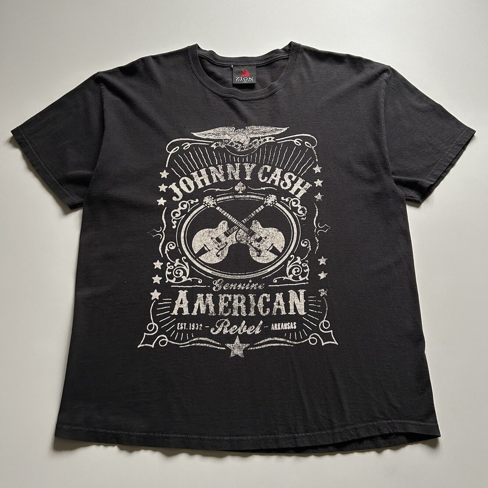Band Tees Vintage Y2K Johnny Cash American Rebel Music T Shirt XL Rare Size US XL / EU 56 / 4 - 1 Thumbnail