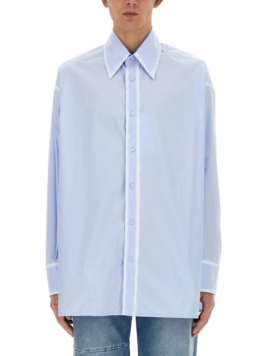 MM6 MM6 OVERSIZE FIT SHIRT - AZURE (IT 50) Size US L / EU 52-54 / 3 - 1 Thumbnail