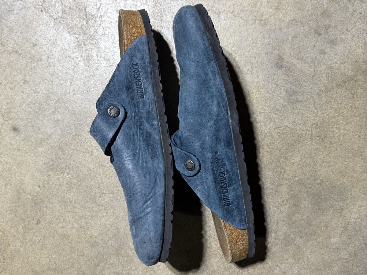 Birkenstock Birkenstock Boston Blue Leather Size US 11 / EU 44 - 4 Thumbnail