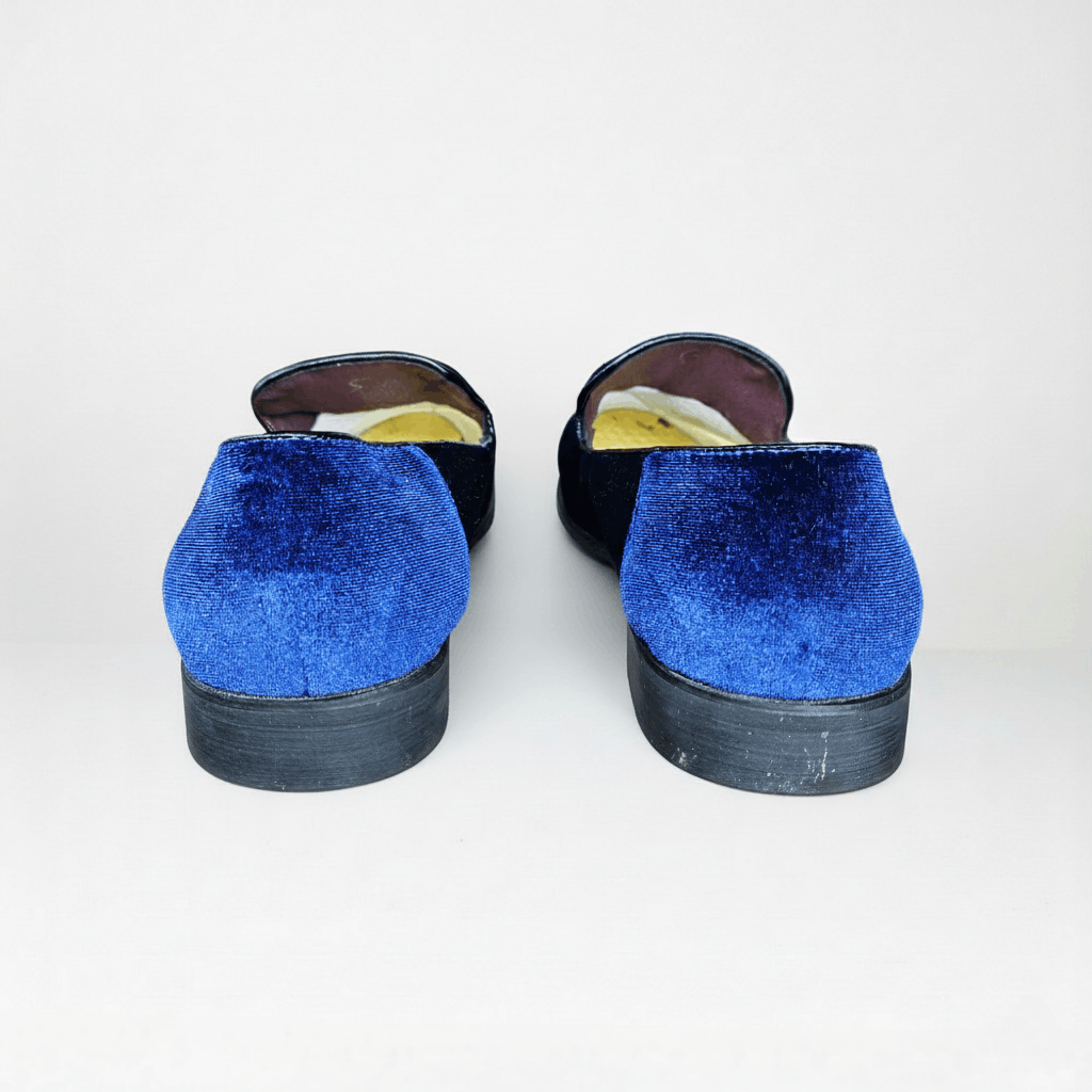 Other CMM Men's 10.5/275 Shoes Vibrant Blue Velvet Formal Size US 10.5 / EU 43-44 - 6 Thumbnail